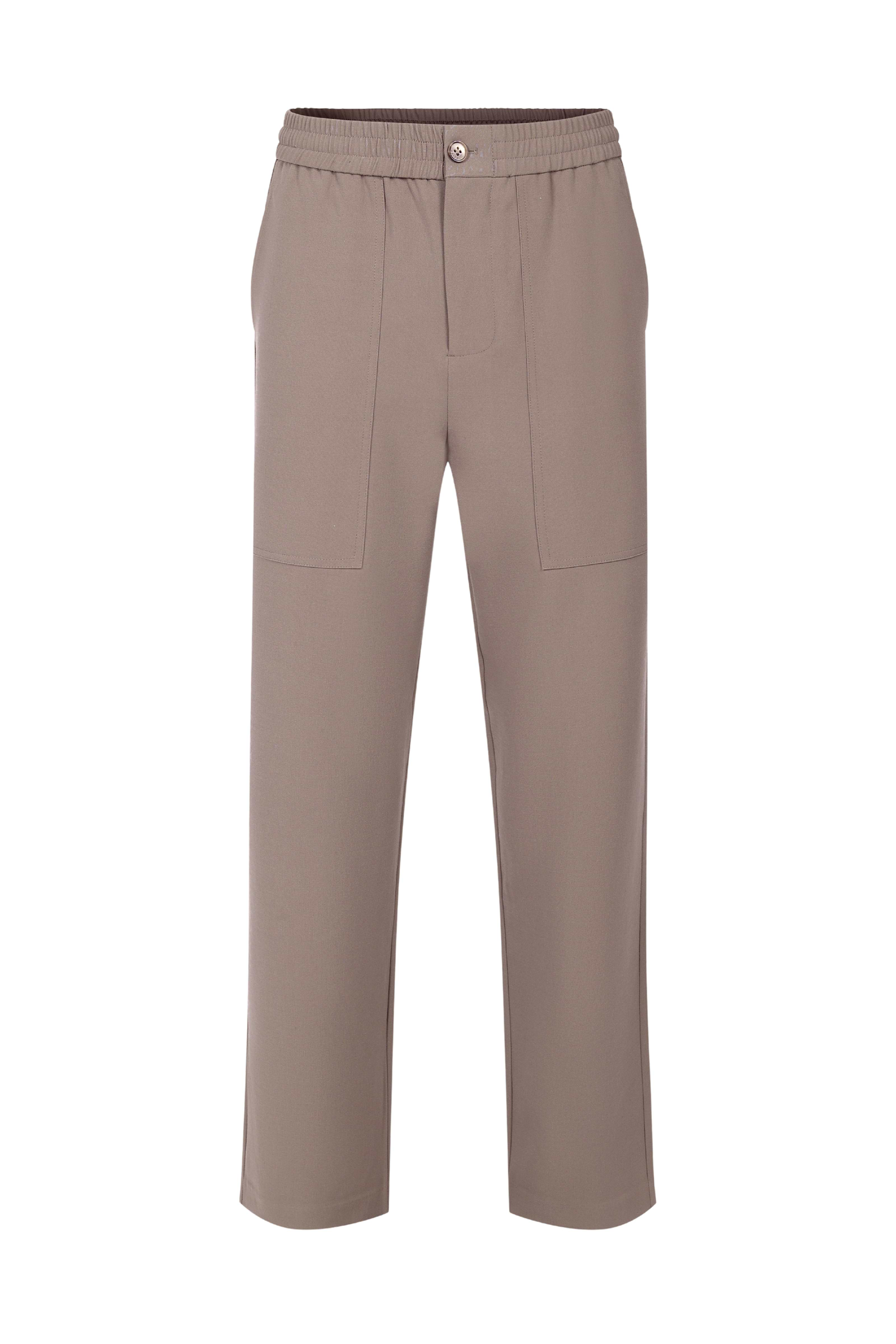 Julien Relaxed Panelled Trouser - Olive