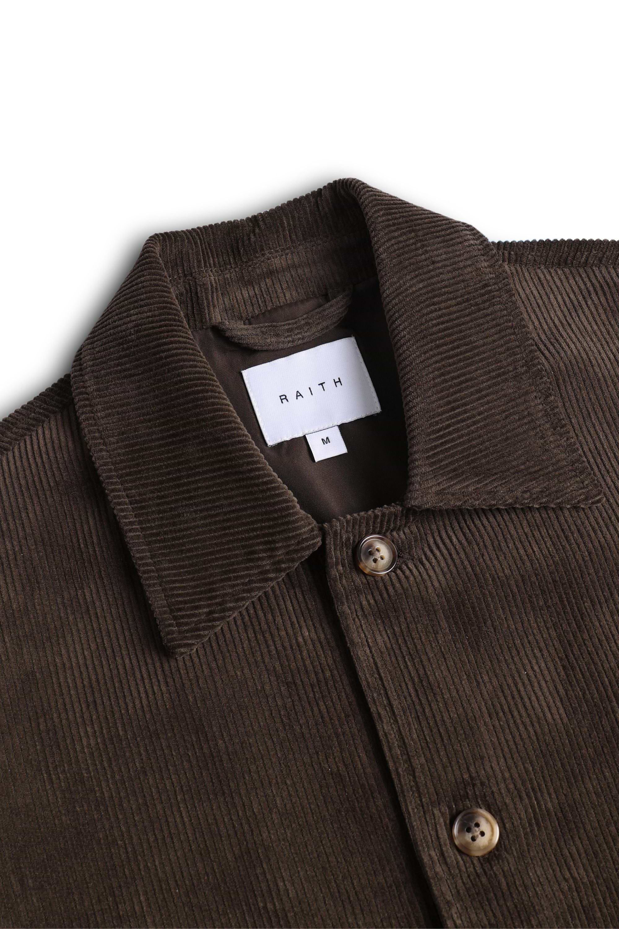 Lukas Corduroy Shacket - Brown