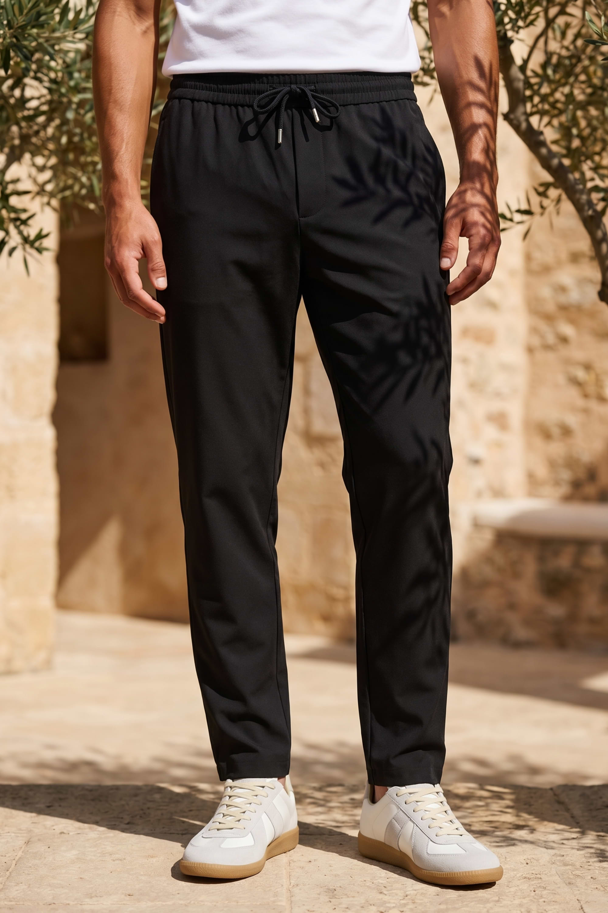 Mateo Tapered Trouser - Black