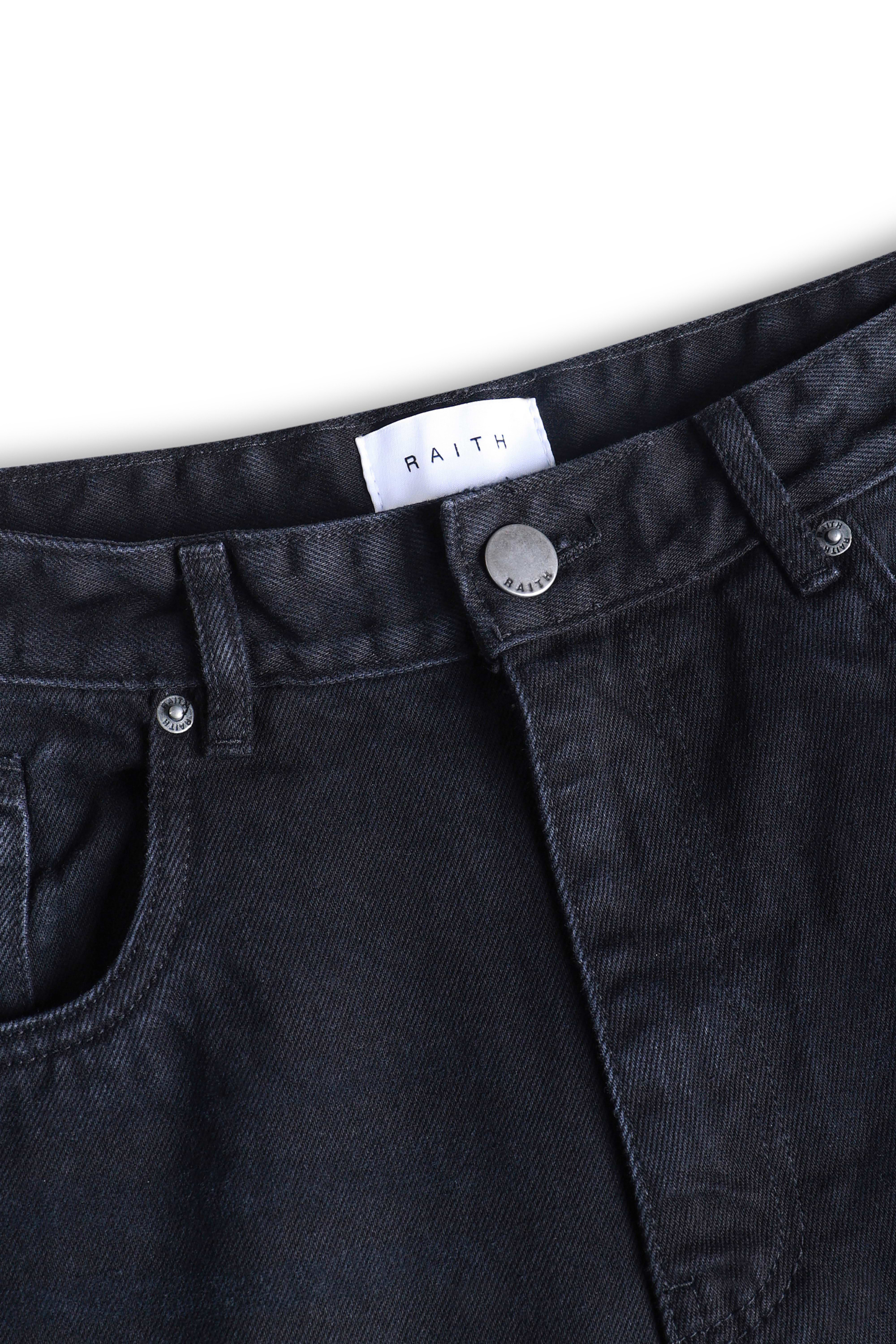 Mason Relaxed Fit Jeans - Black Wash