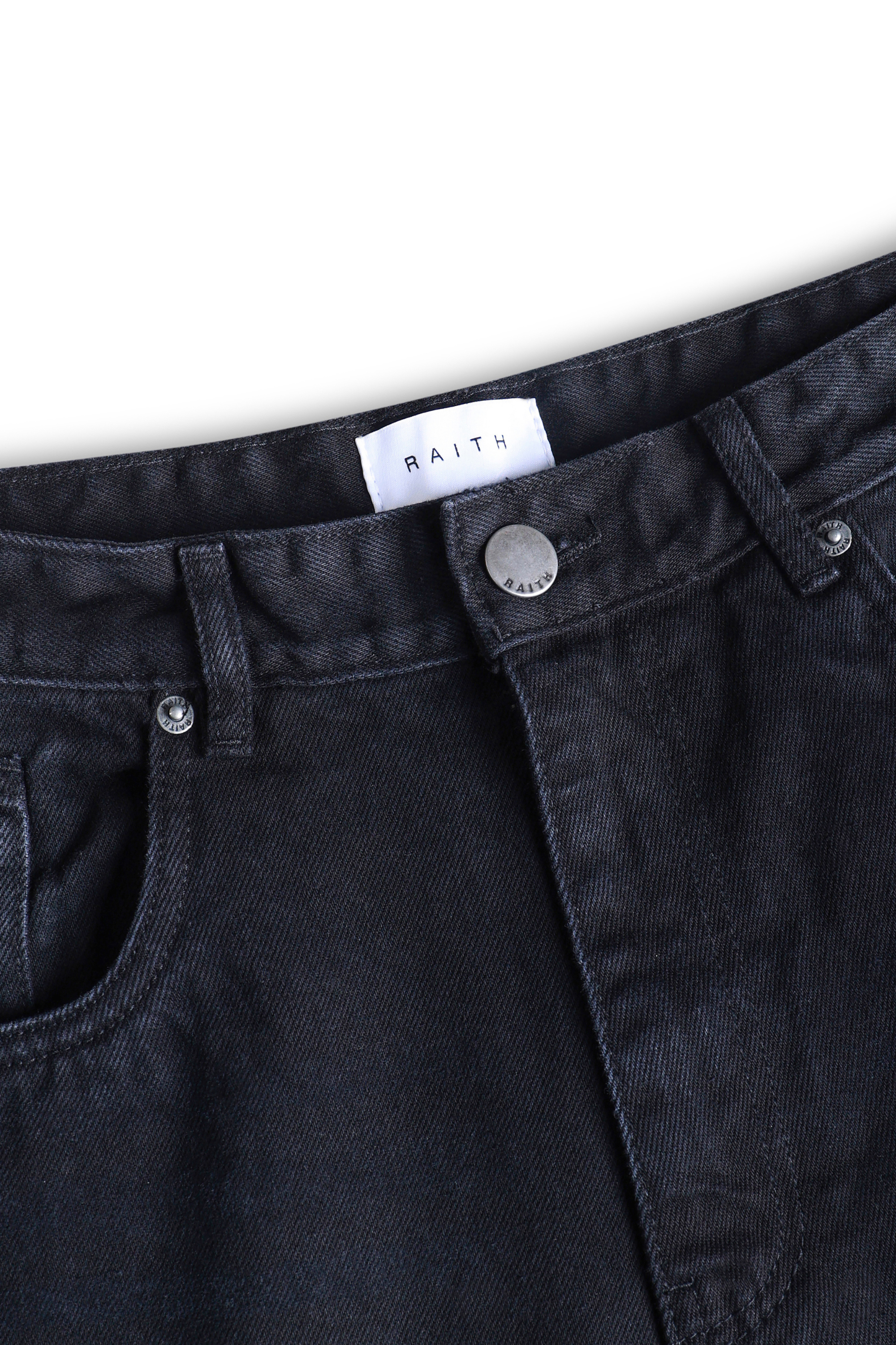 Mason Relaxed Fit Jeans - Black Wash