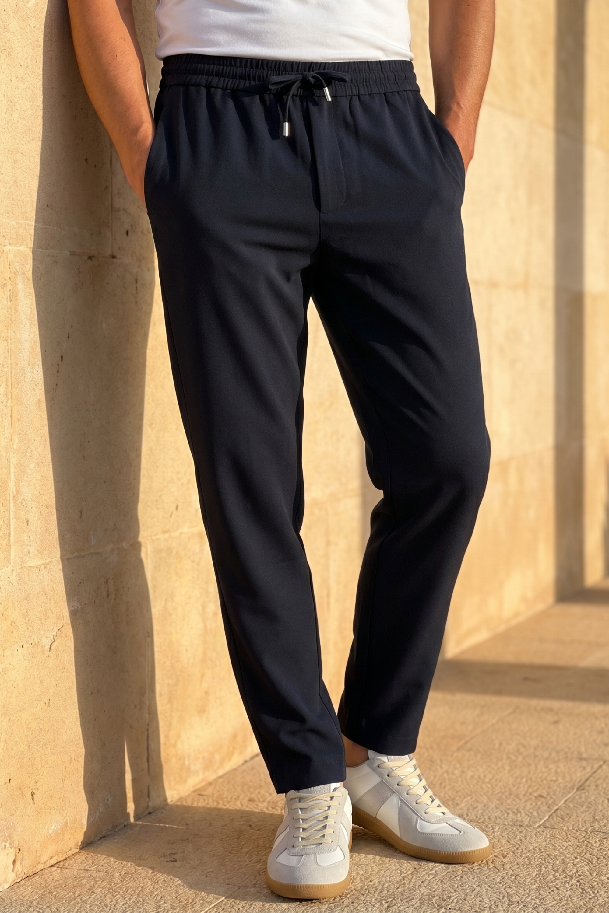 Mateo Tapered Trouser - Dark Navy