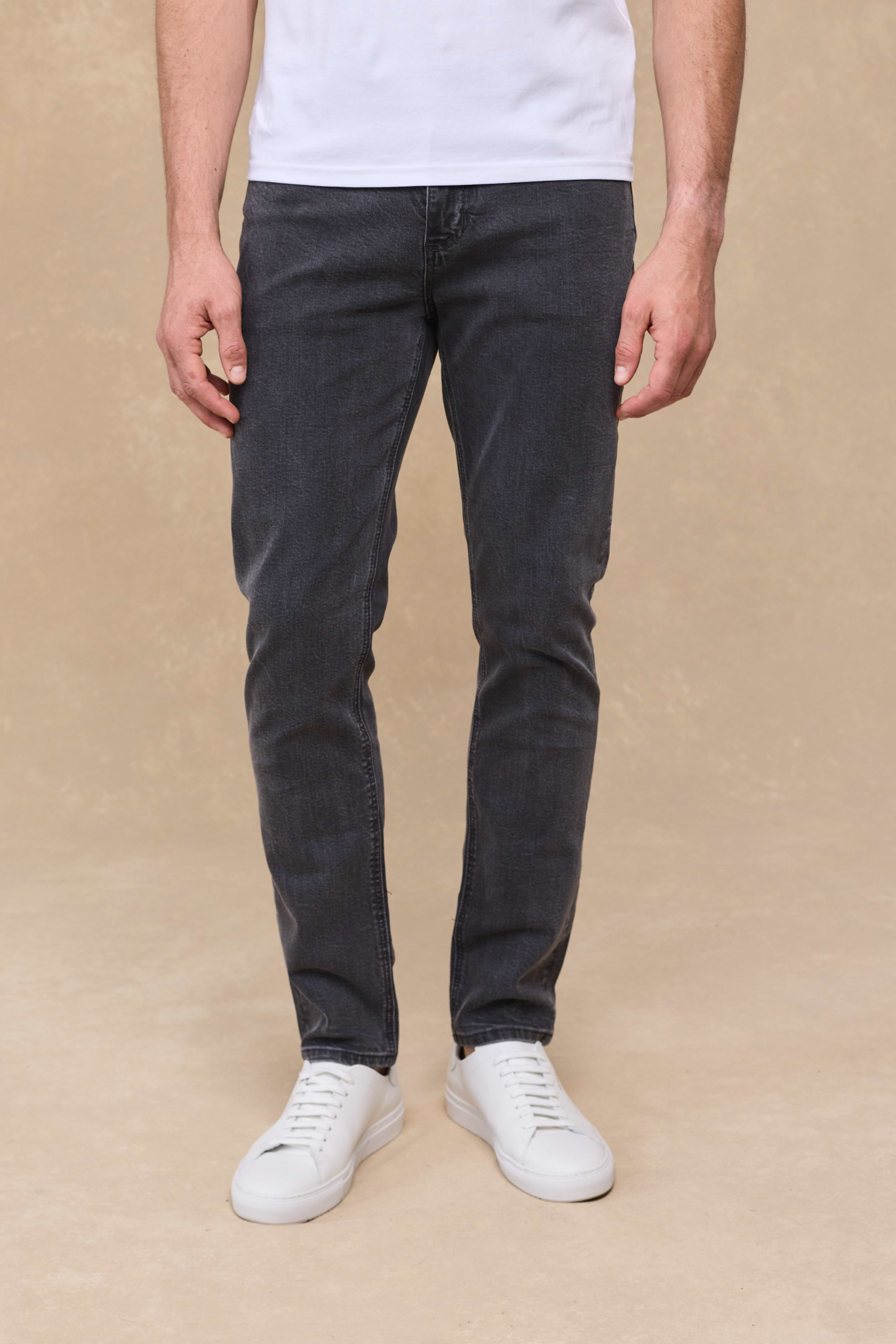 Marco Washed Jean - Light Washed Black