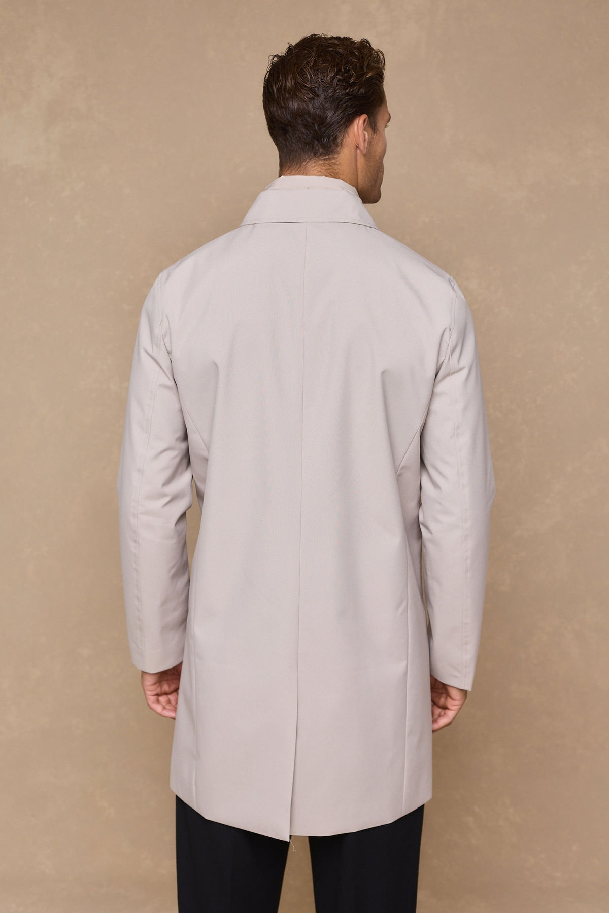 Portico Trench Coat With Detachable Insert - Stone