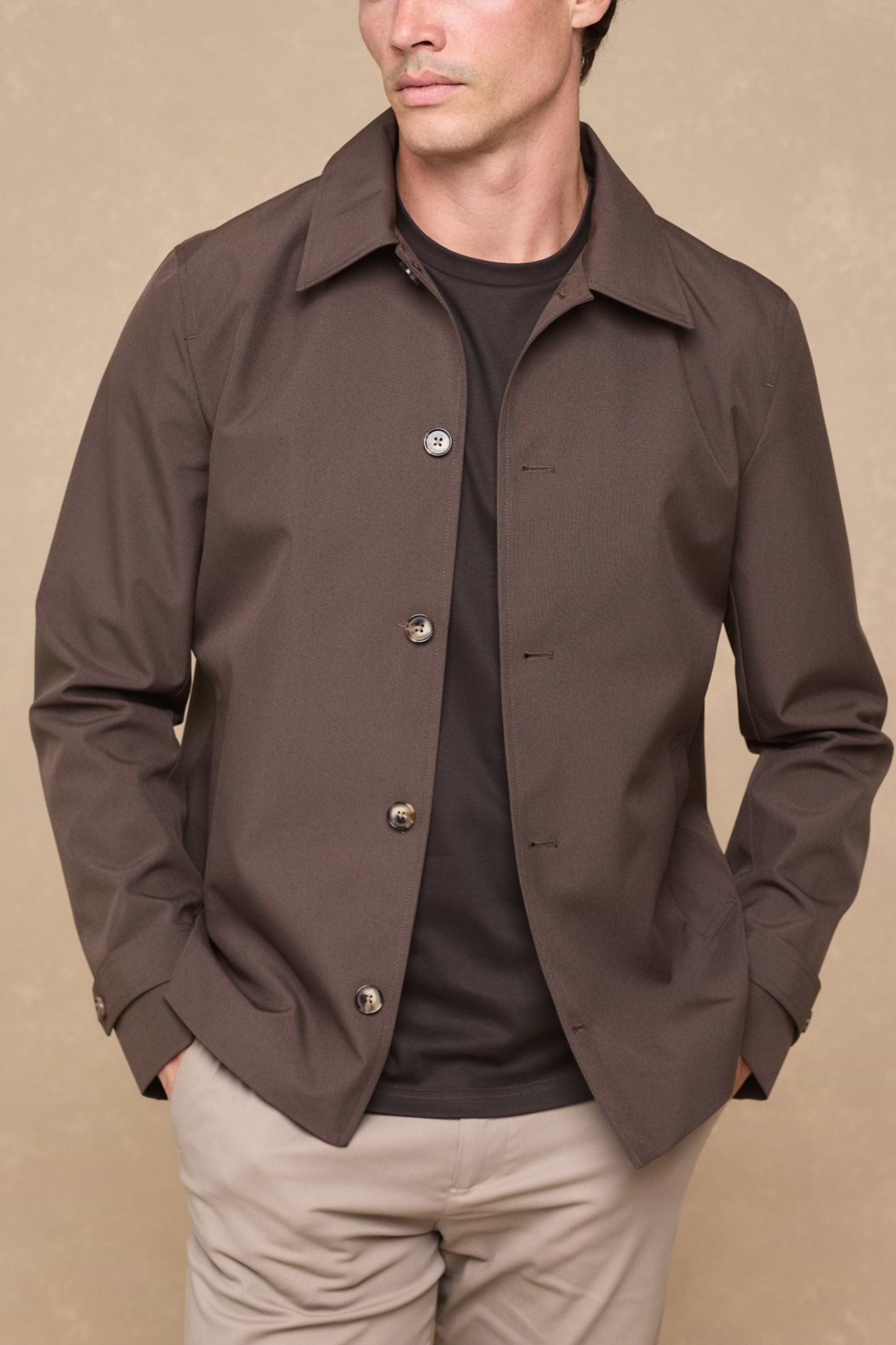 Carlos Trench Jacket - Brown