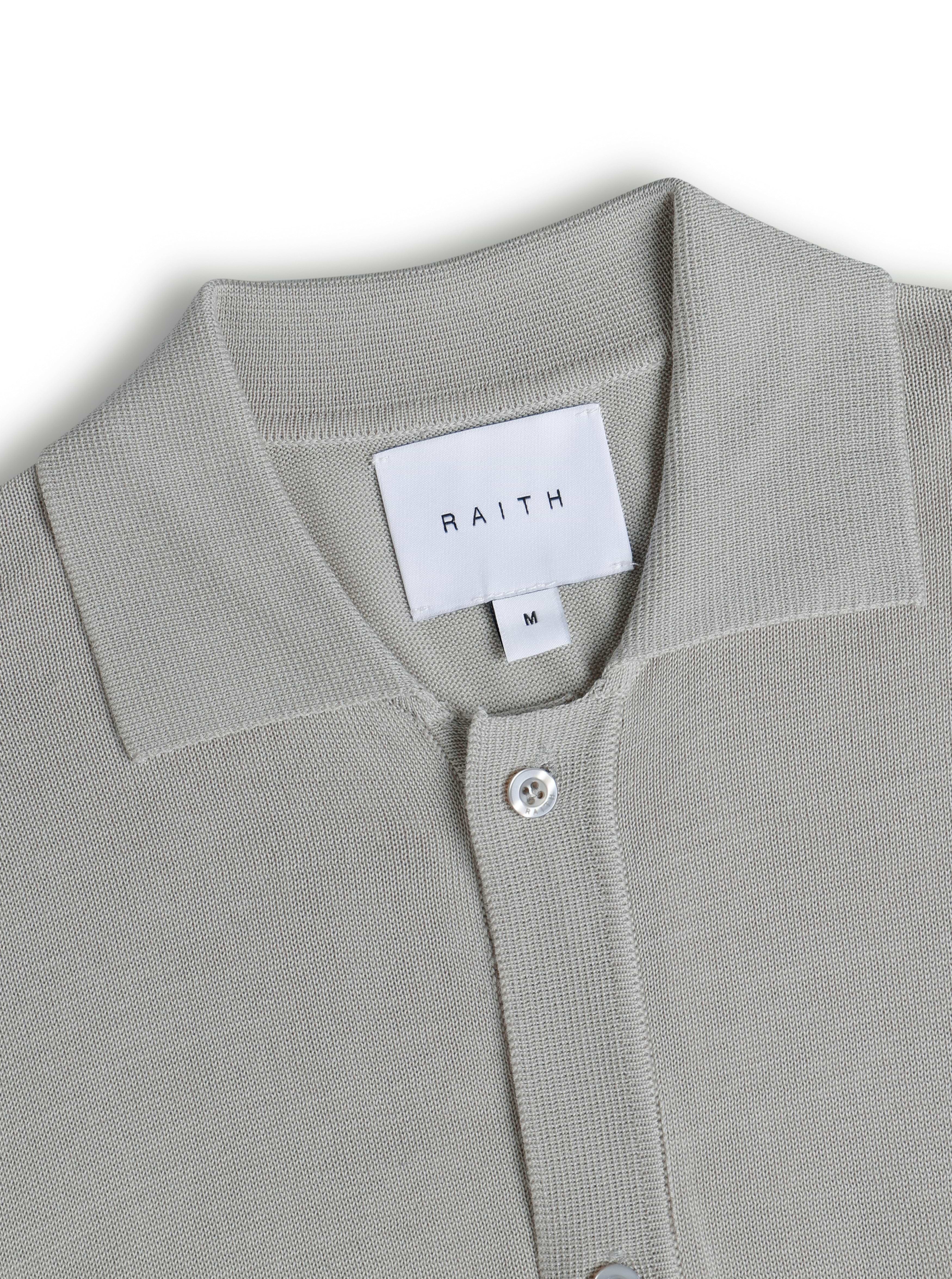 Pedro Button Through Short Sleeve Knitted Shirt - Cream