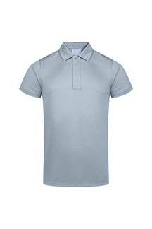 Santi Mercerised Polo Shirt - Light Pewter Blue