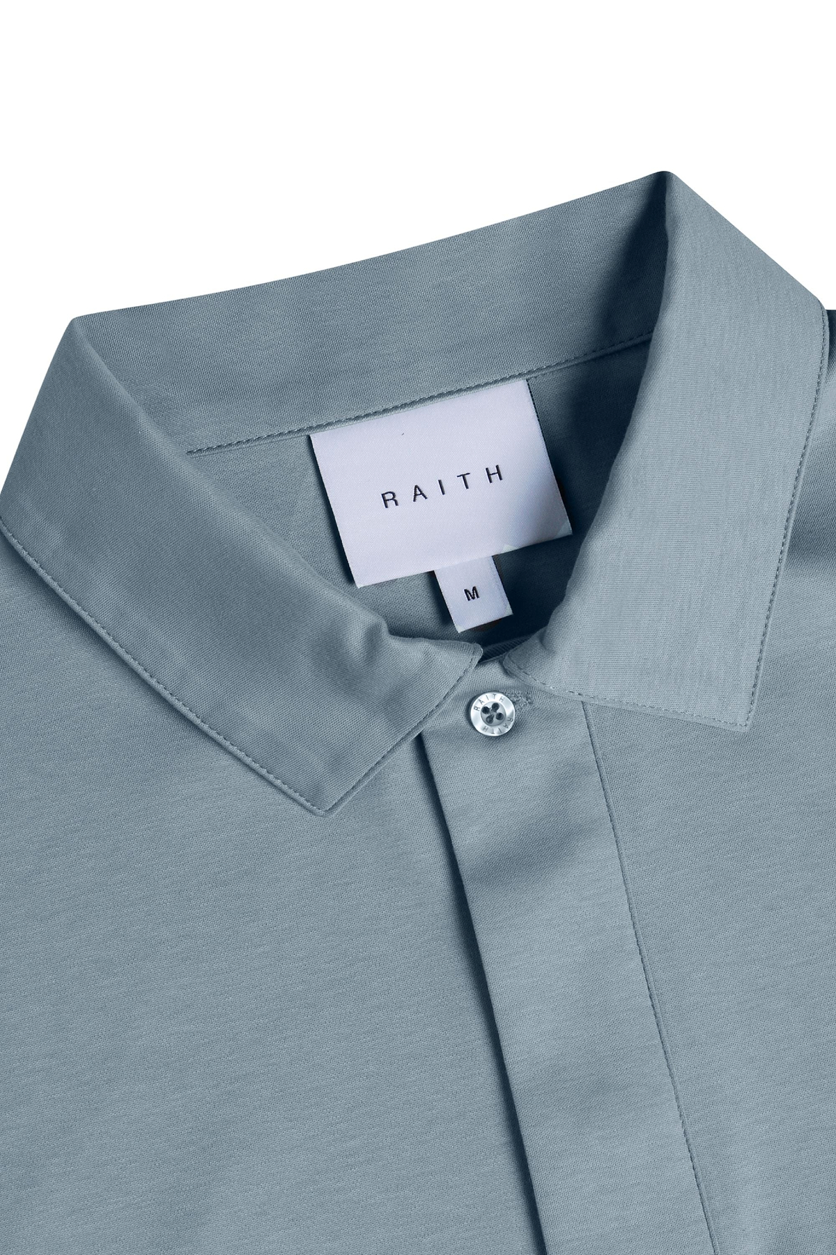 Santi Mercerised Polo Shirt - Light Pewter Blue