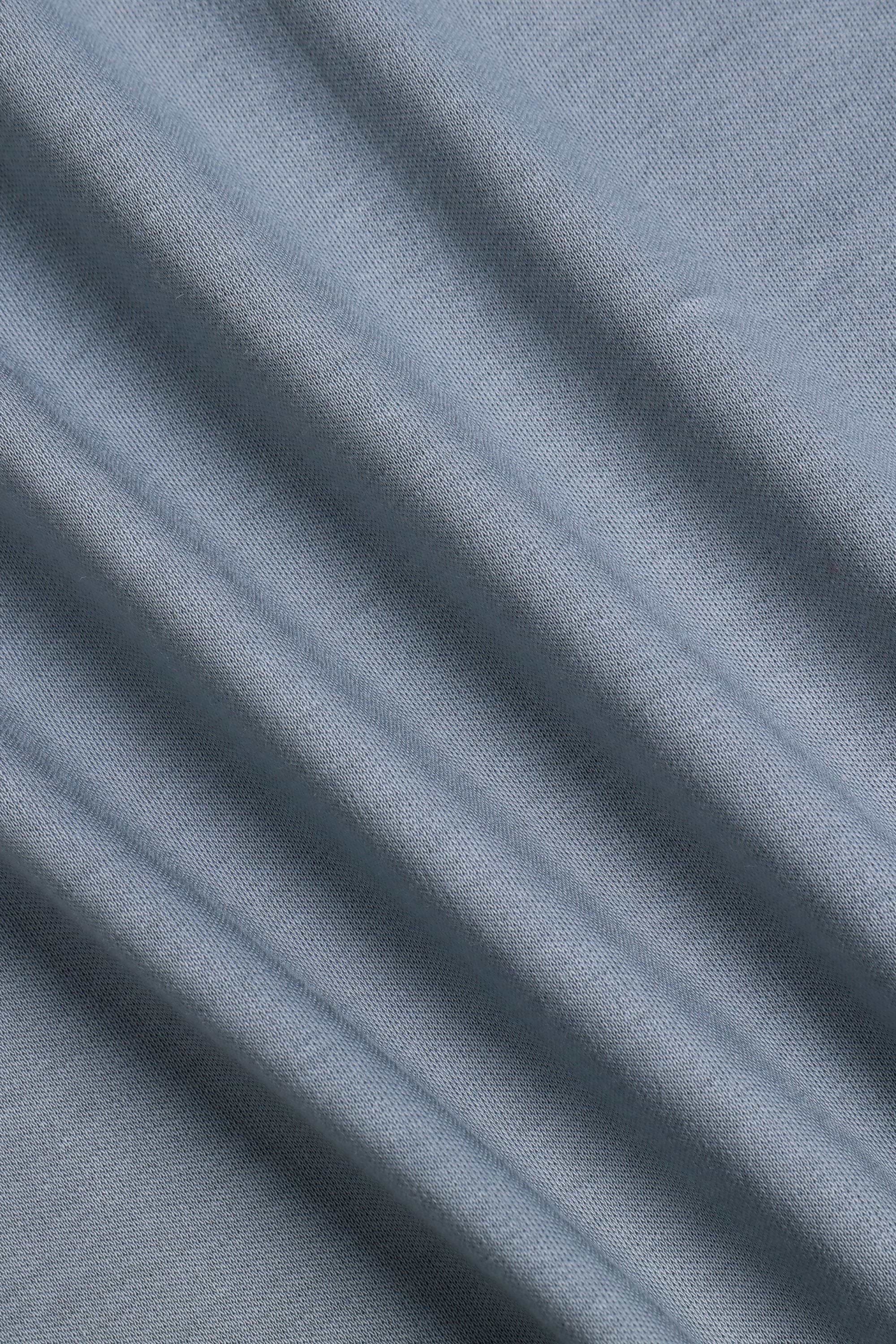Santi Mercerised Polo Shirt - Light Pewter Blue