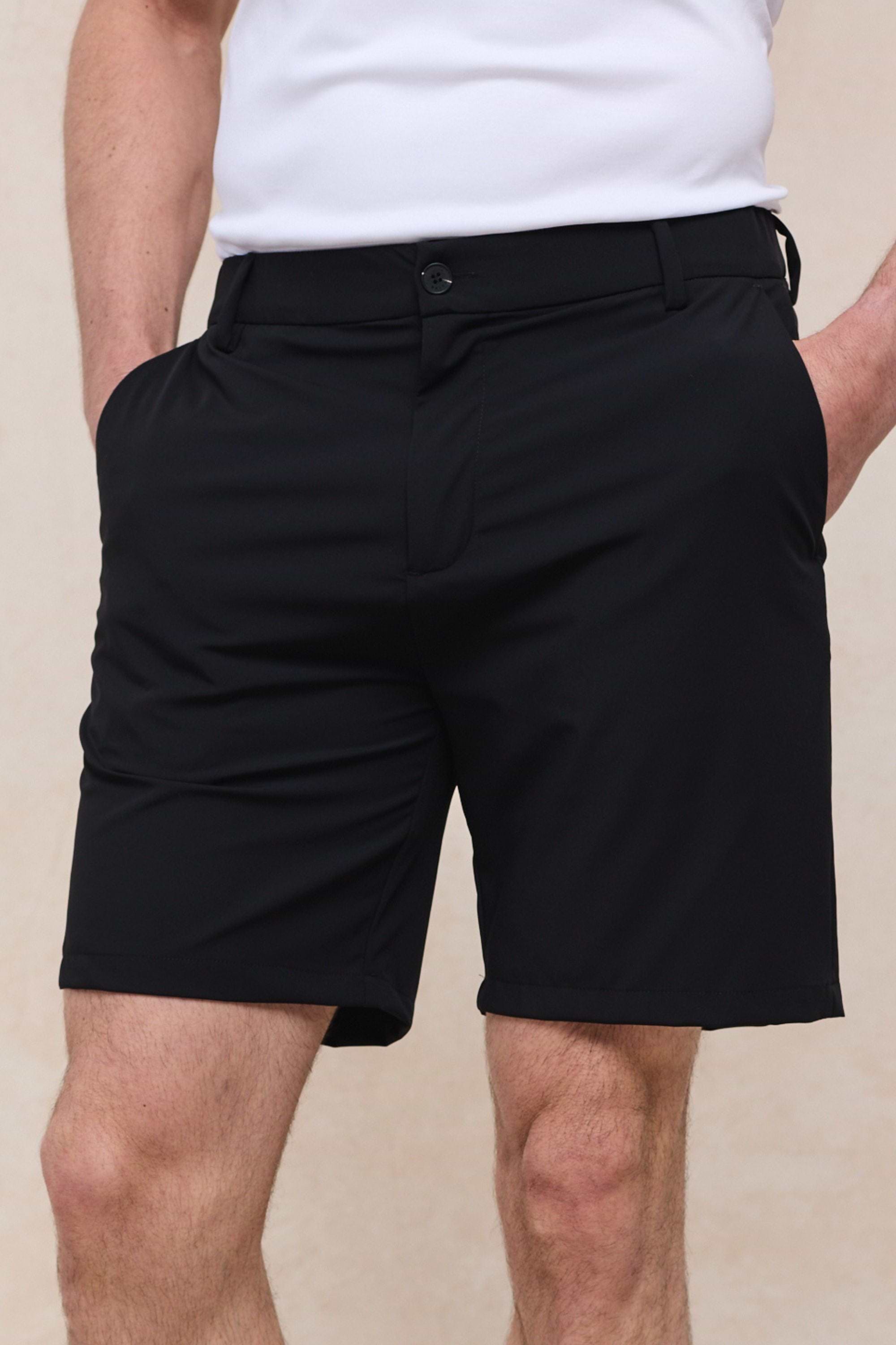 Luiz Hybrid Short - Black