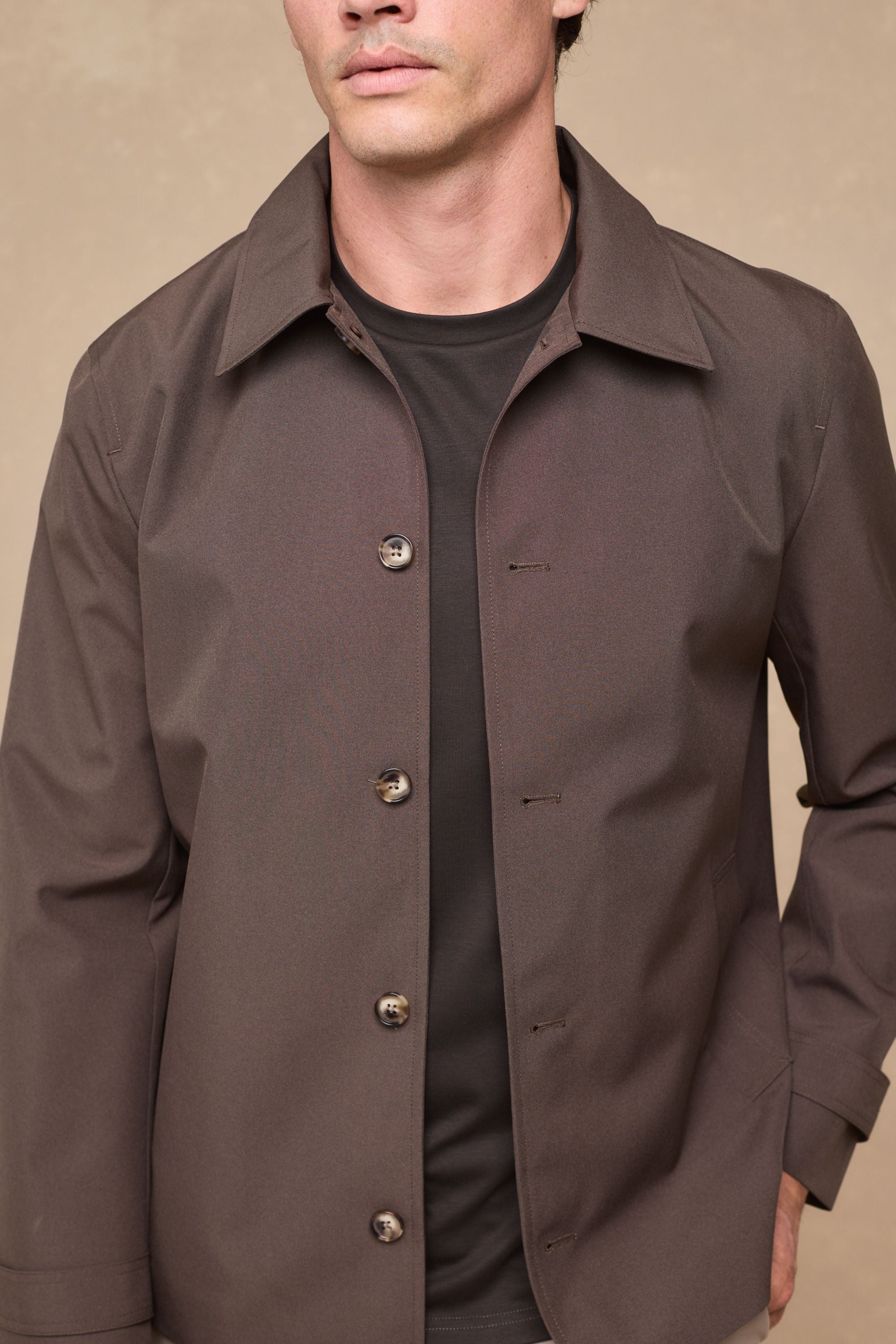 Carlos Trench Jacket - Brown