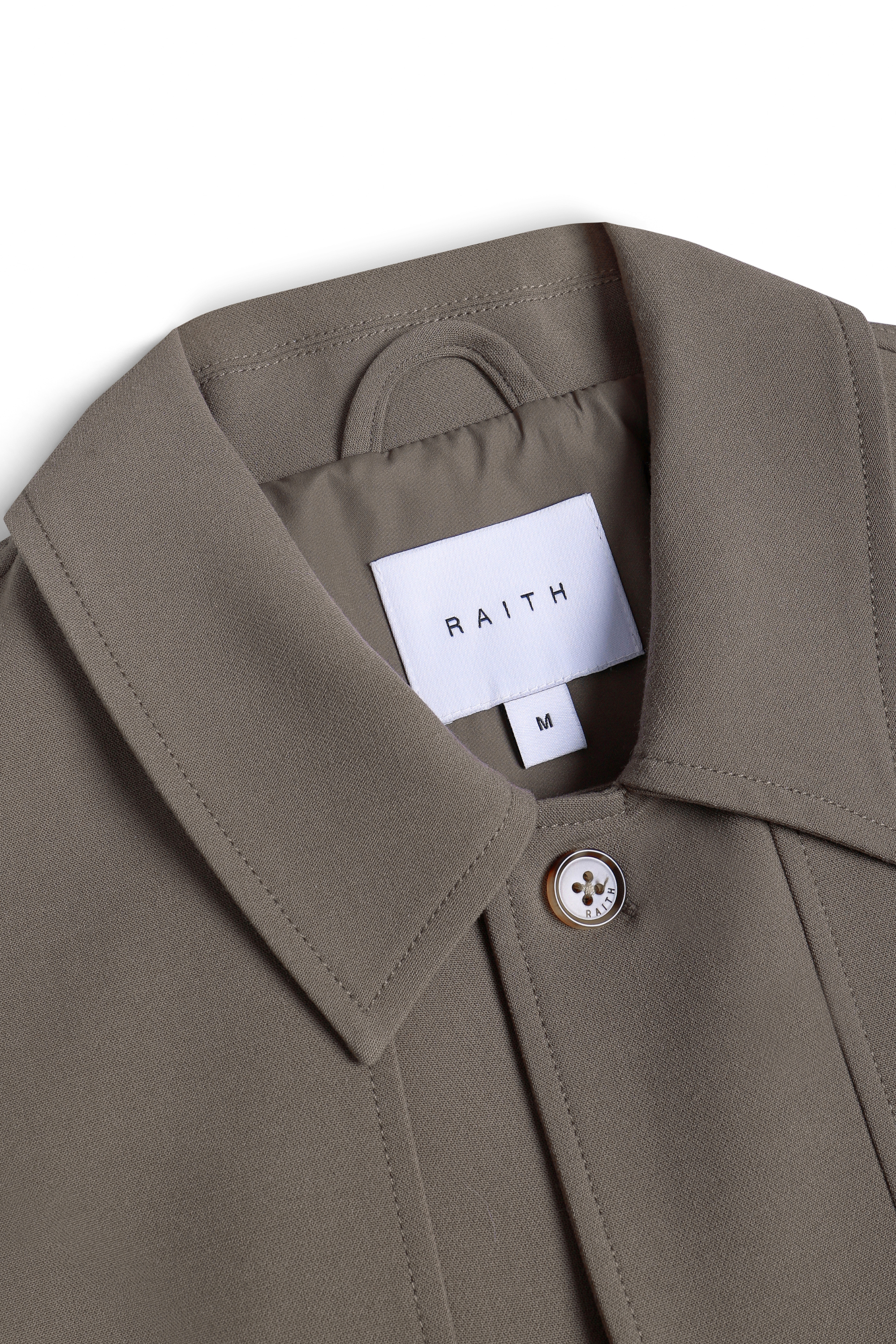 Julien Relaxed Panelled Jacket - Olive