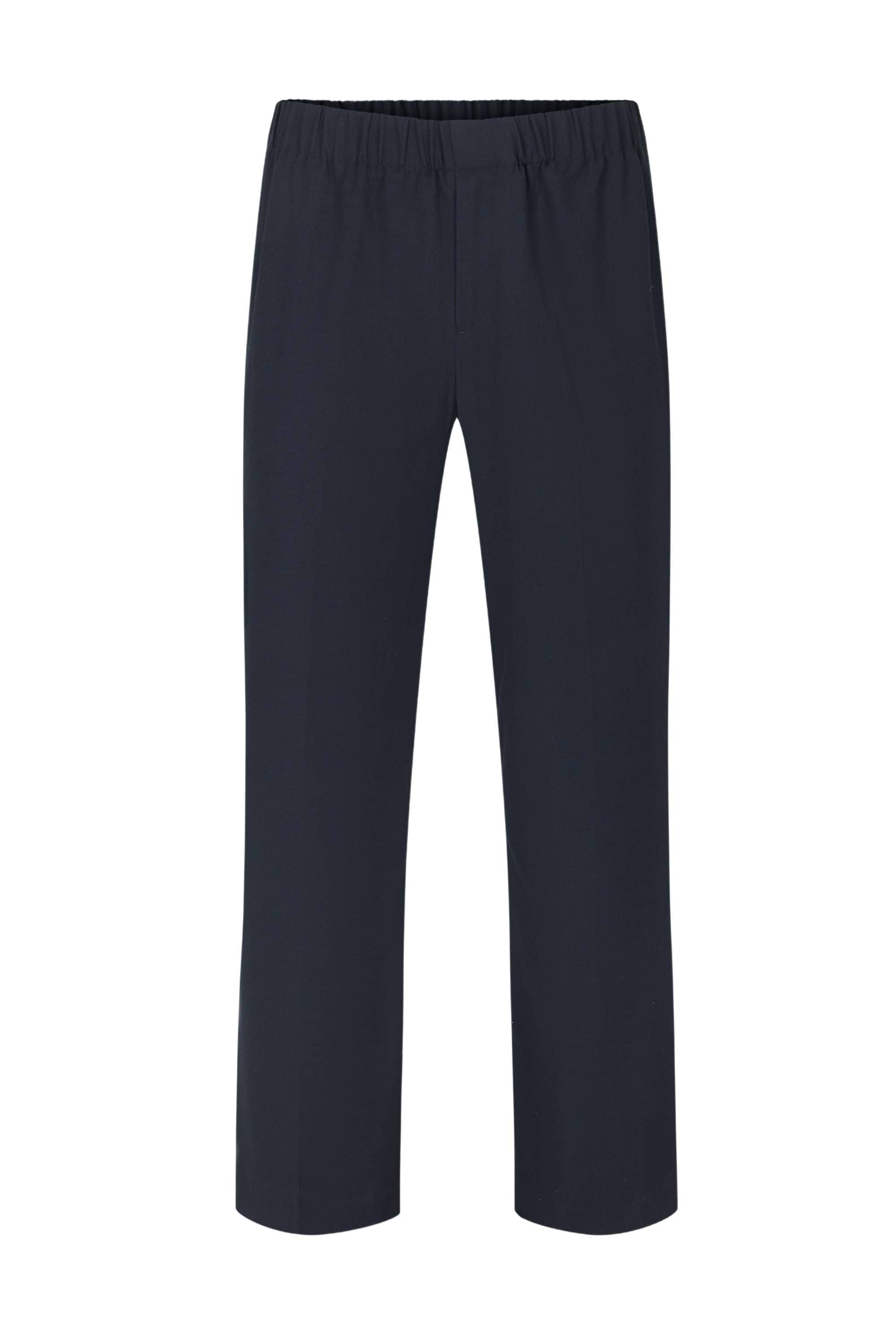 Johan Elasticated Waist Relaxed Fit Trouser - Dark Navy