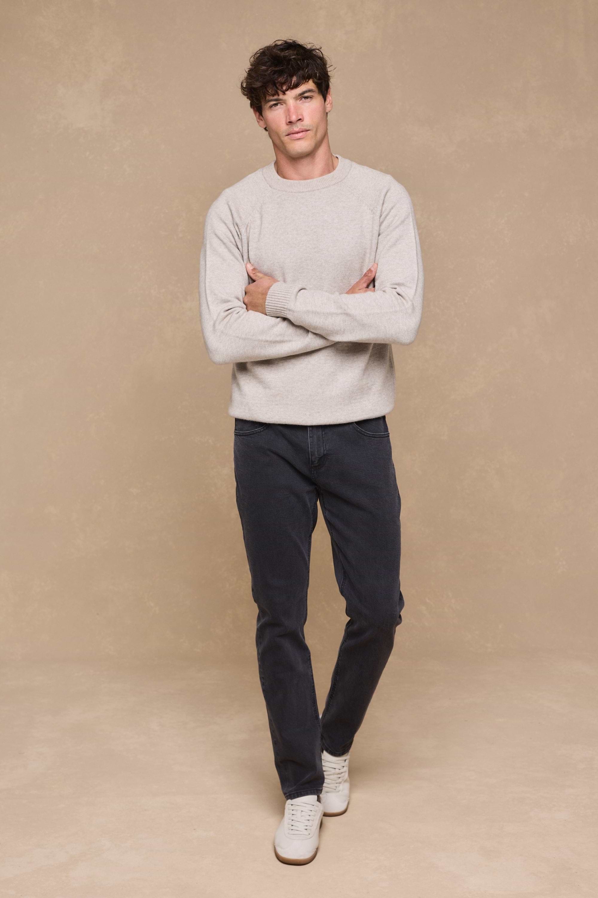 Marco Washed Jean - Light Washed Black