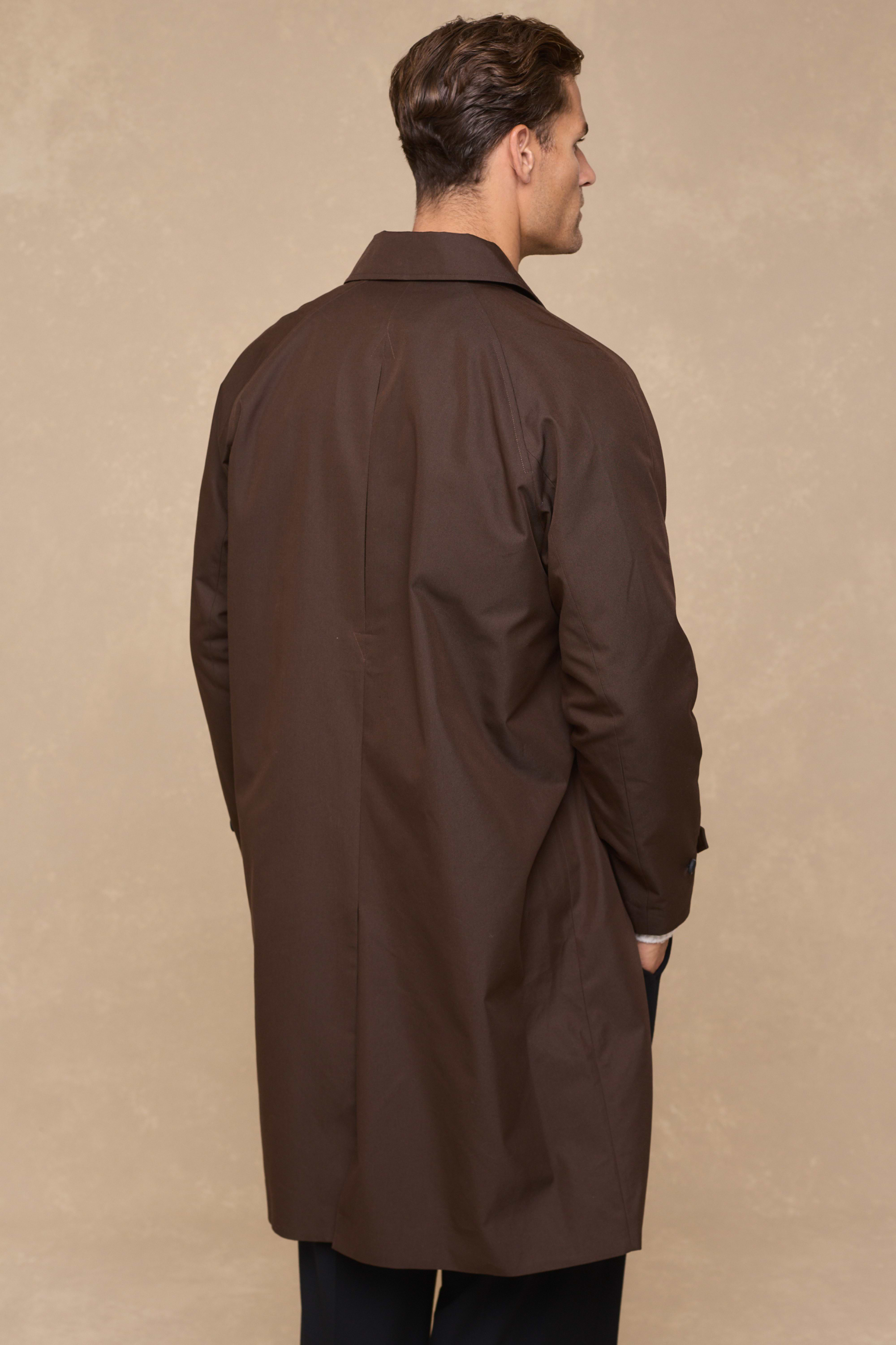 Iver Heavy Cotton Trench - Brown