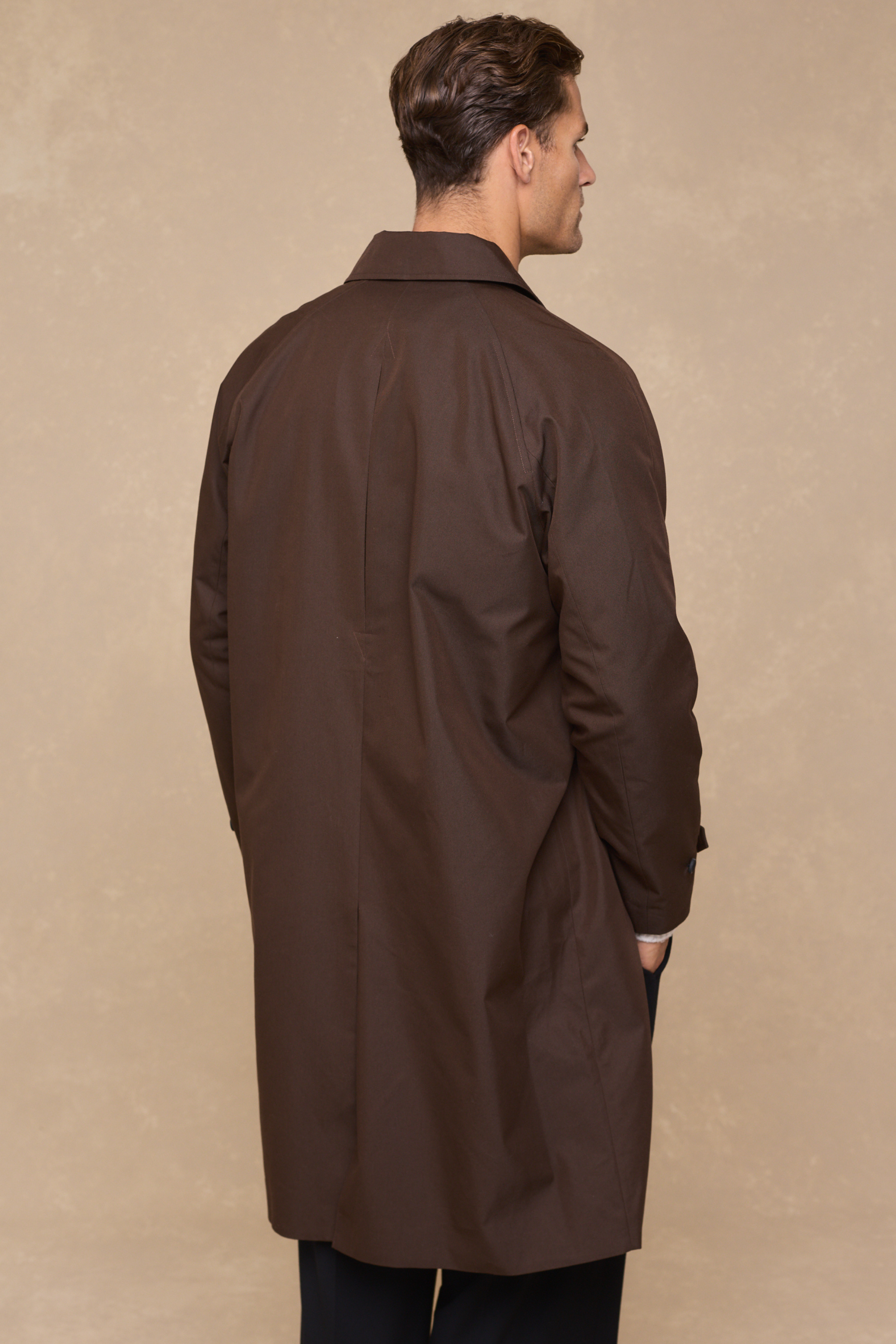 Iver Heavy Cotton Trench - Brown