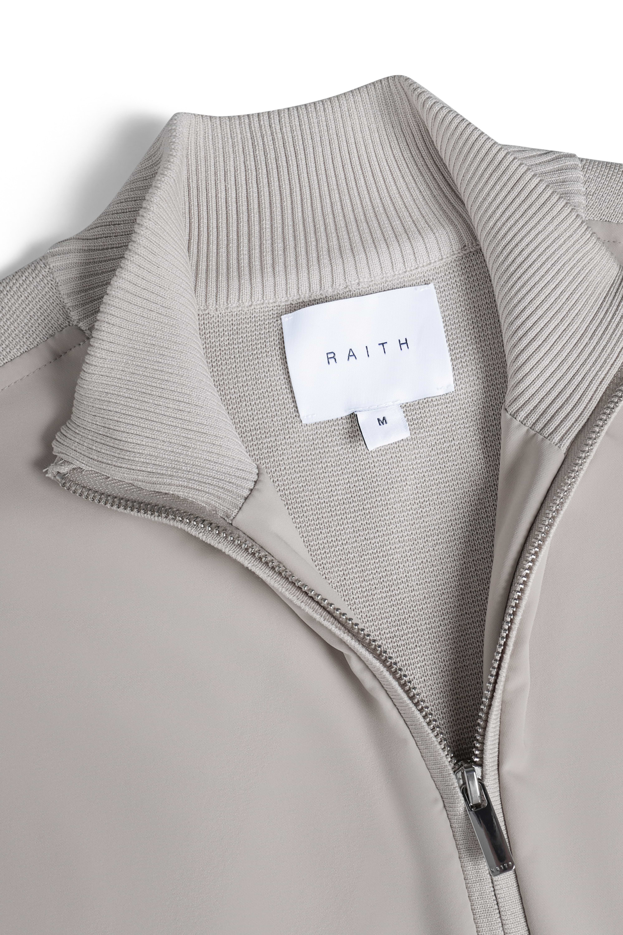 Davi Hybrid Knitted Gilet - Stone