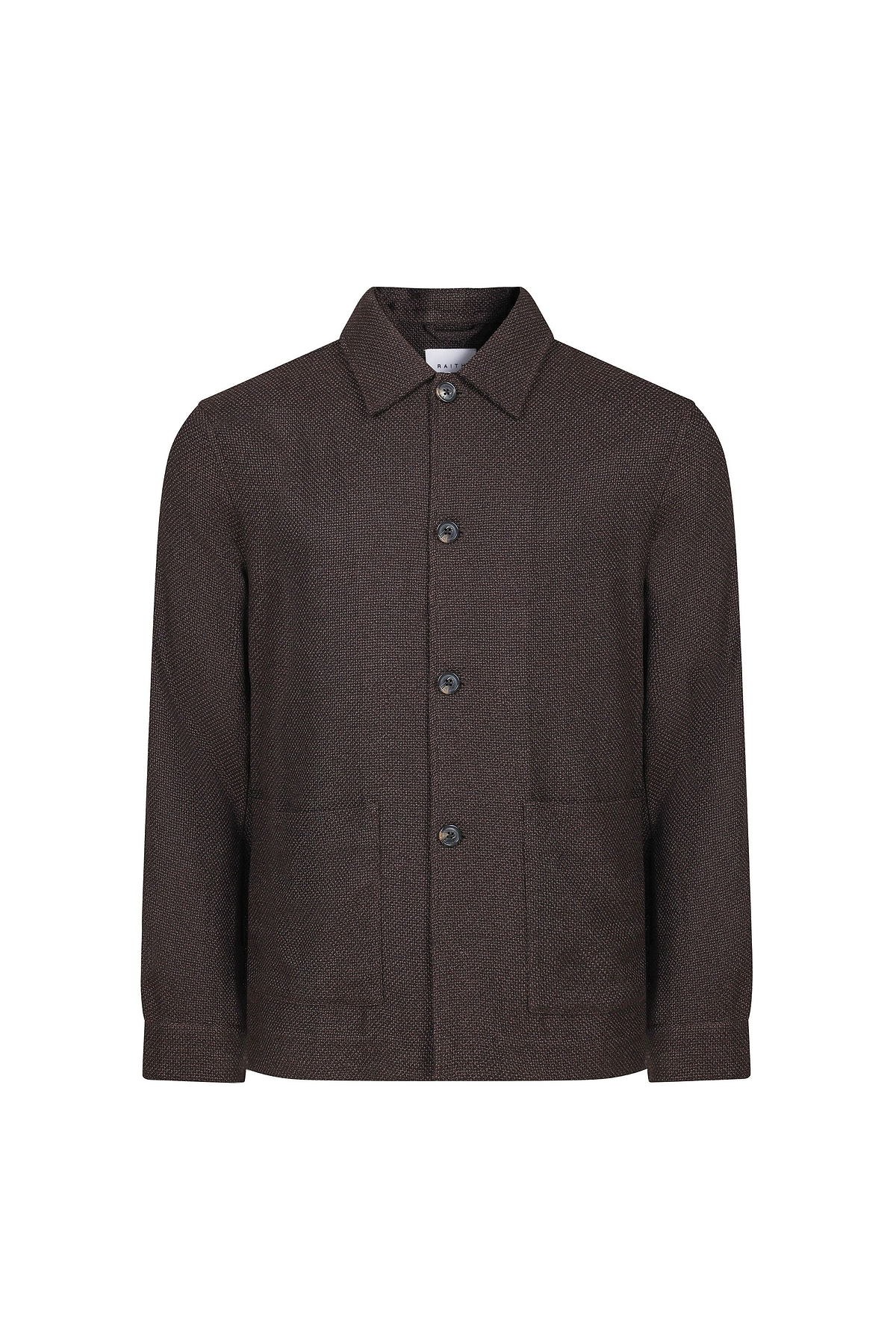 Lawrence Patch Pocket Shacket - Brown