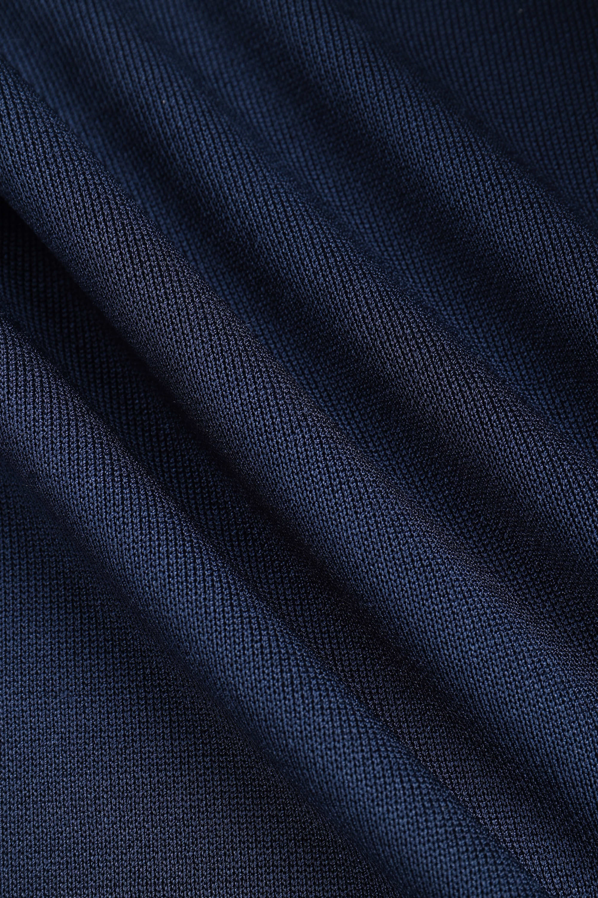 Henry Zip Short Sleeve Polo - Navy