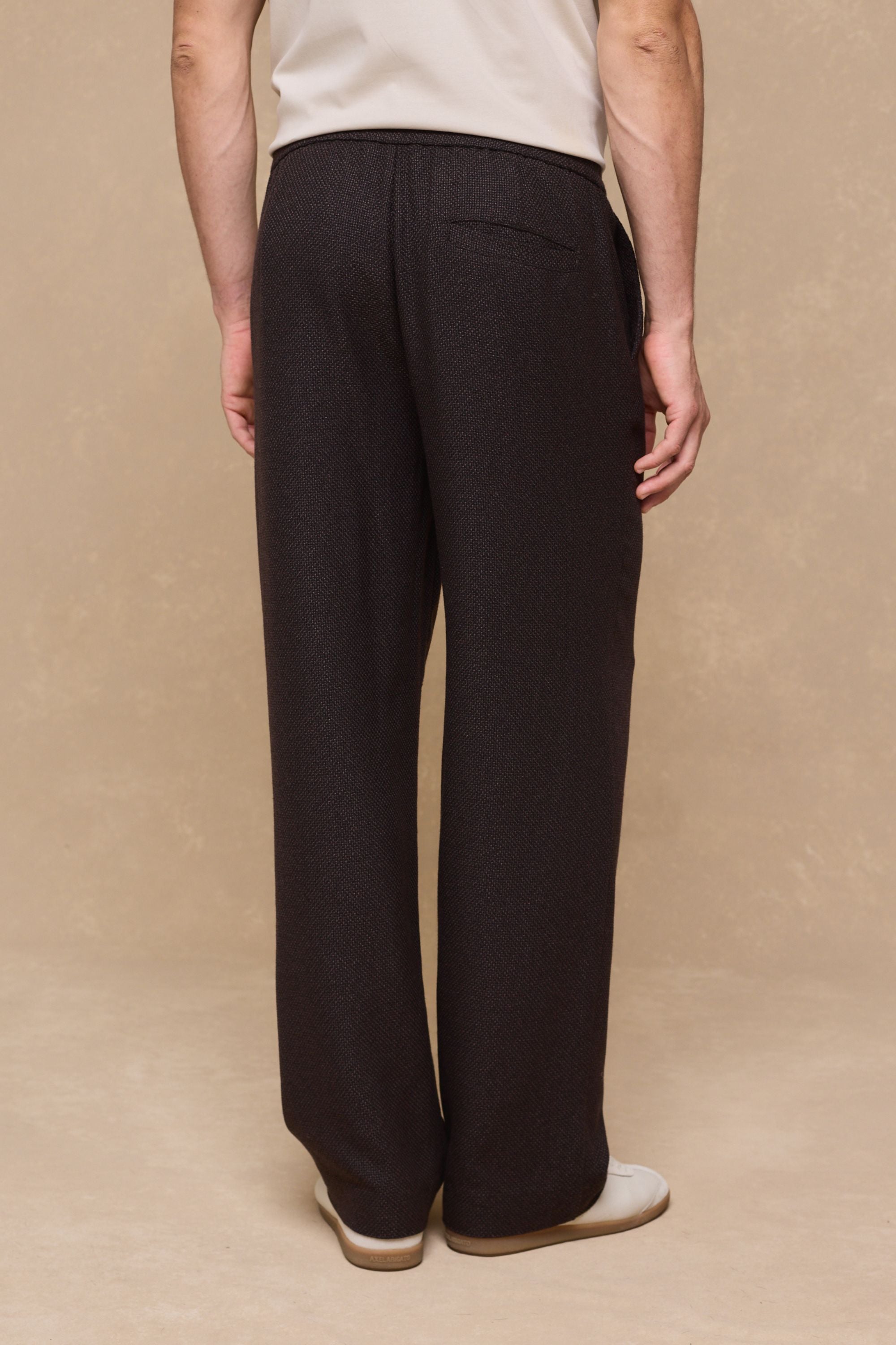 Lawrence Relaxed Fit Panelled Trouser - Brown