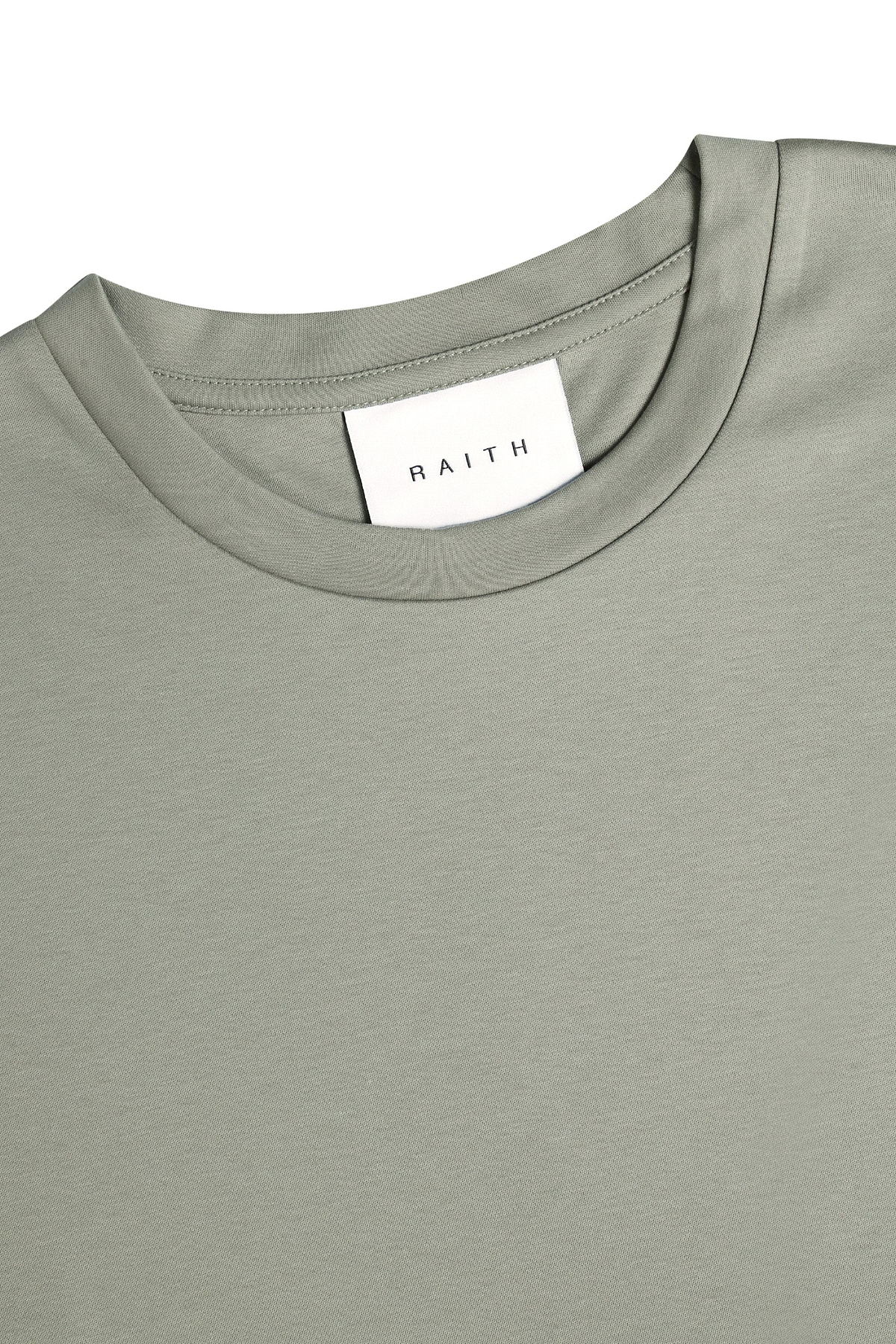 Luxe Mercerised T-Shirt - Light Sage
