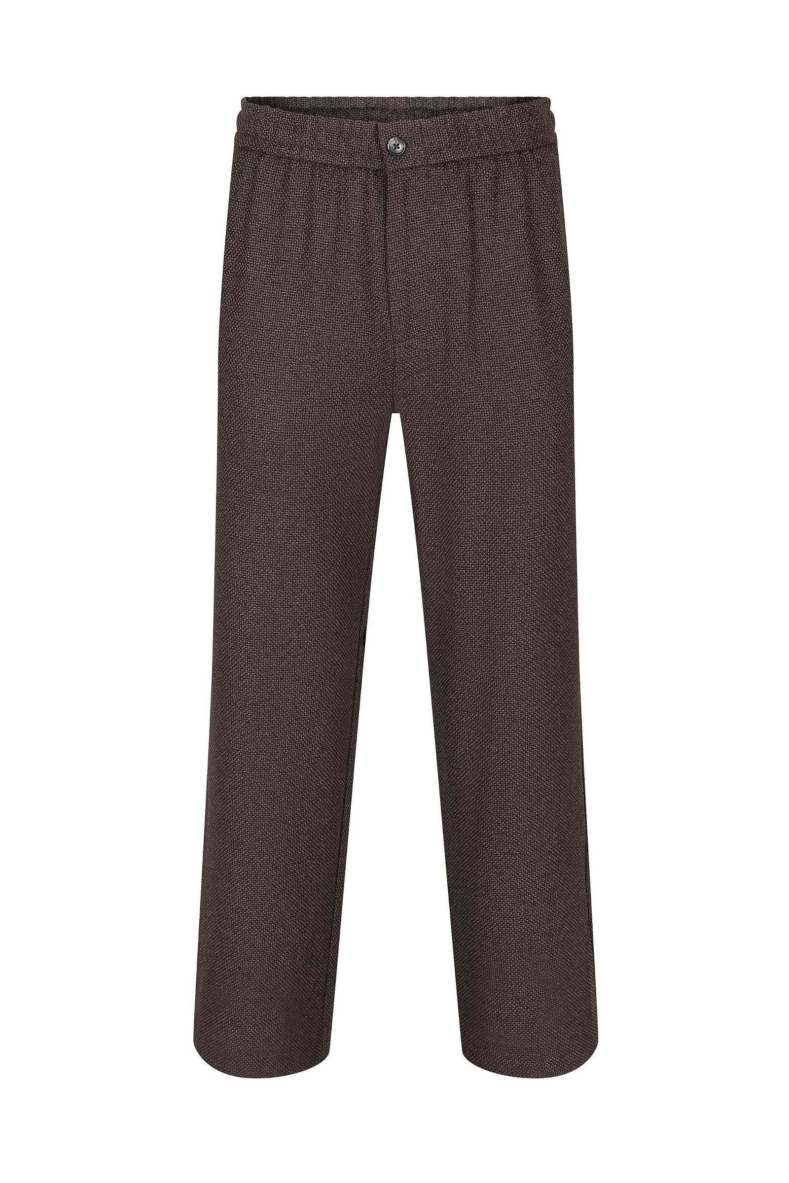 Lawrence Relaxed Fit Panelled Trouser - Brown