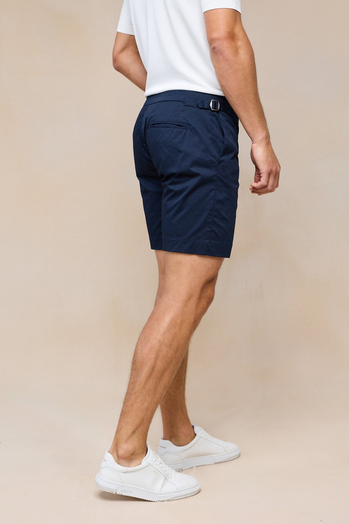 Pecori Buckle Shorts - Marineblau