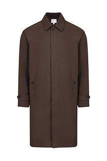 Iver Heavy Cotton Trench - Brown