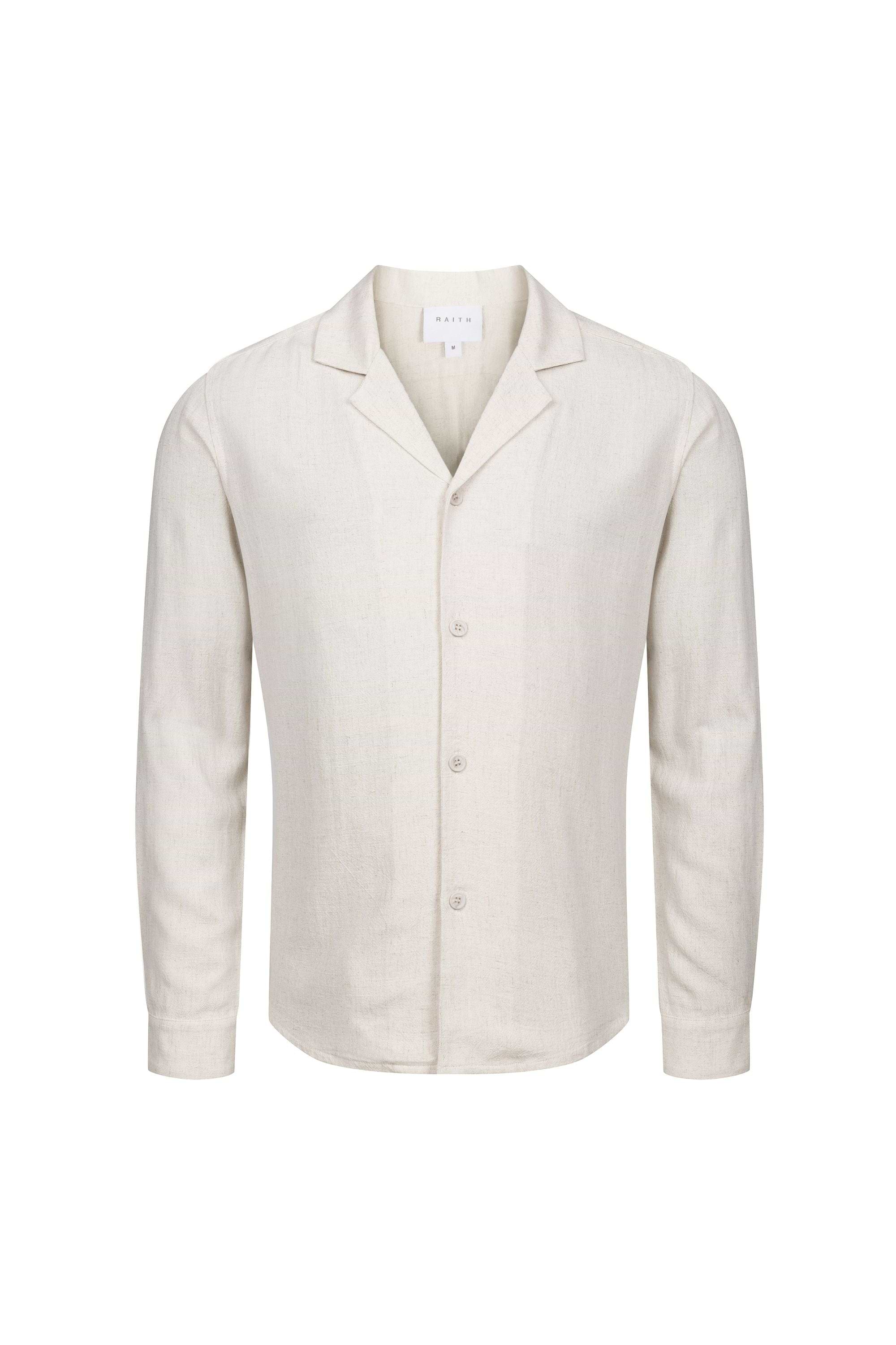 Cami Linen Shirt - Oatmeal