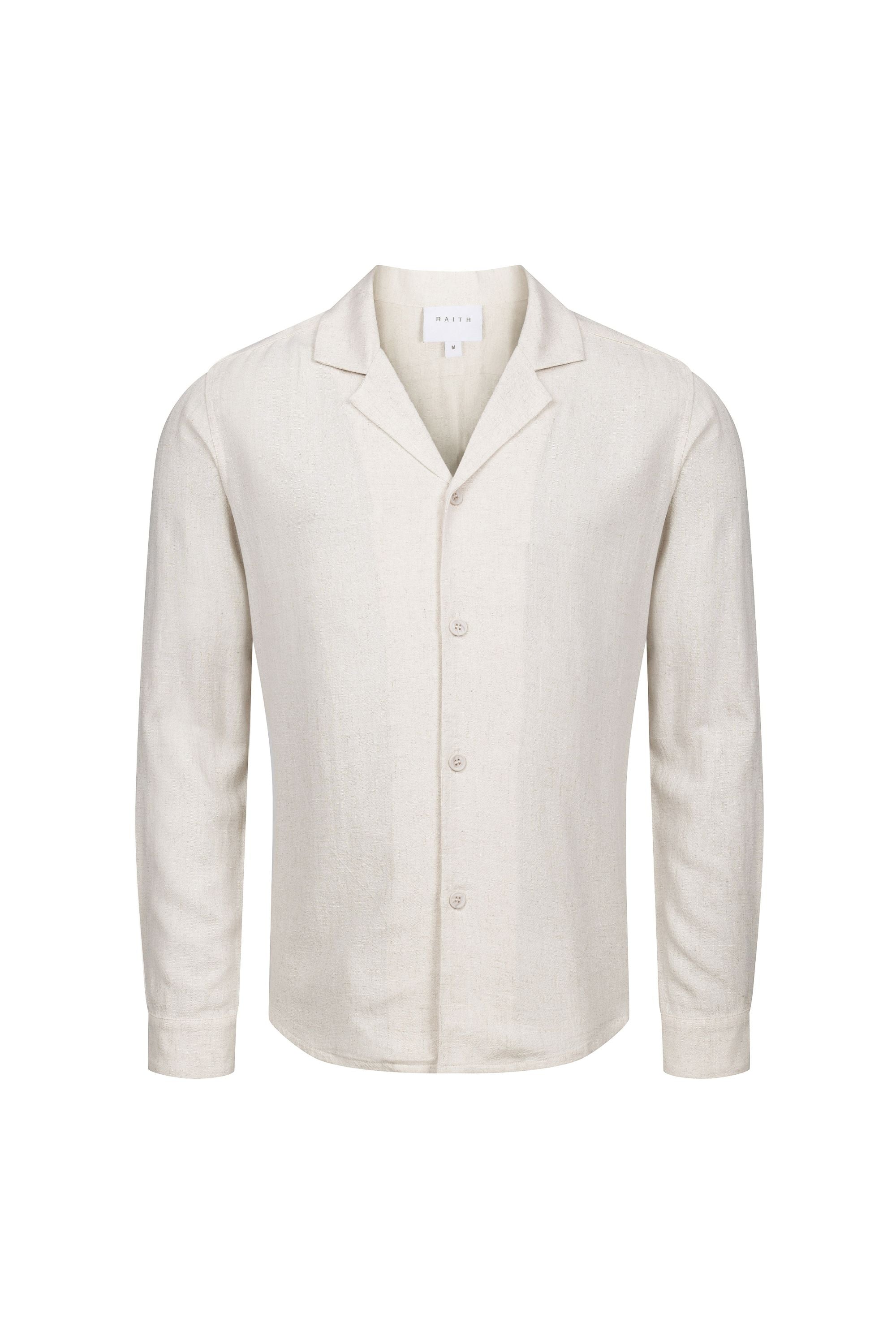 Cami Linen Shirt - Oatmeal