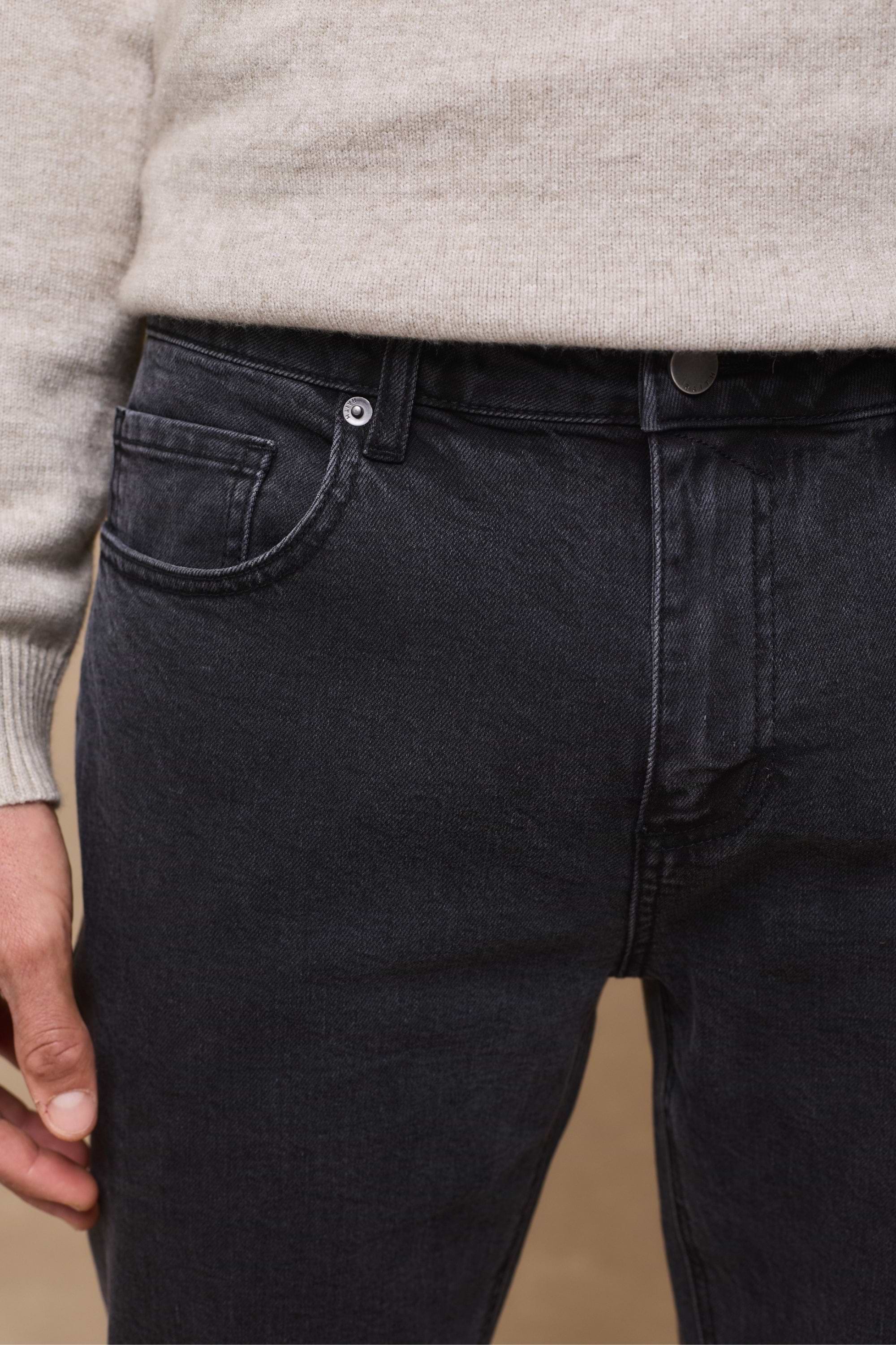 Marco Washed Jean - Light Washed Black