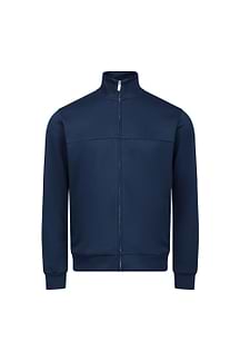 Luxe Zip Through Jacket - Navy