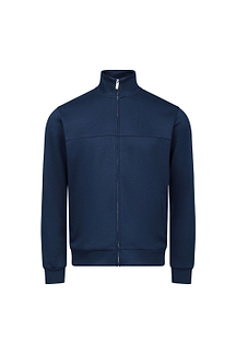 Luxe Zip Through Jacket - Navy
