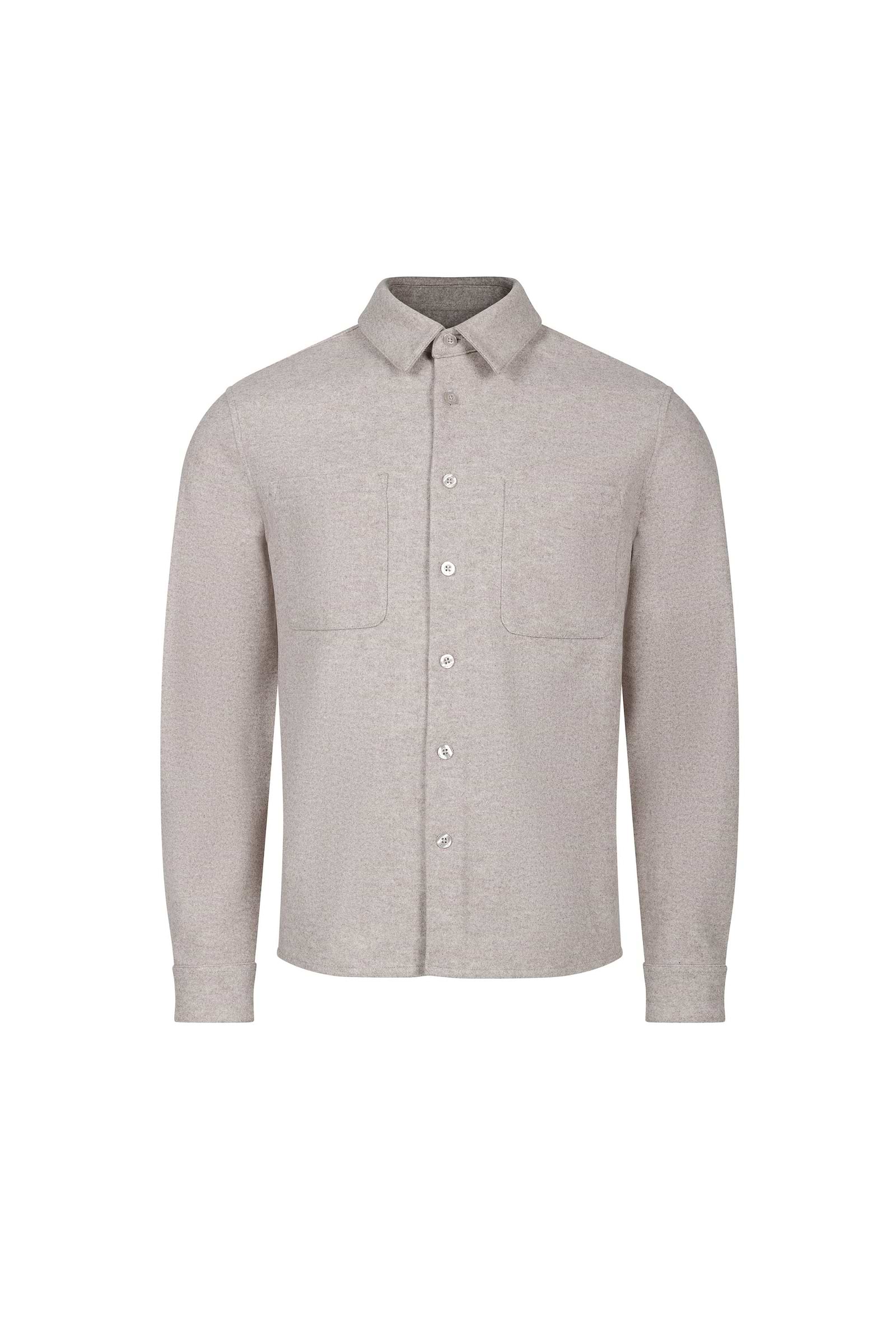 Leonardo Melton Shirt - Oatmeal