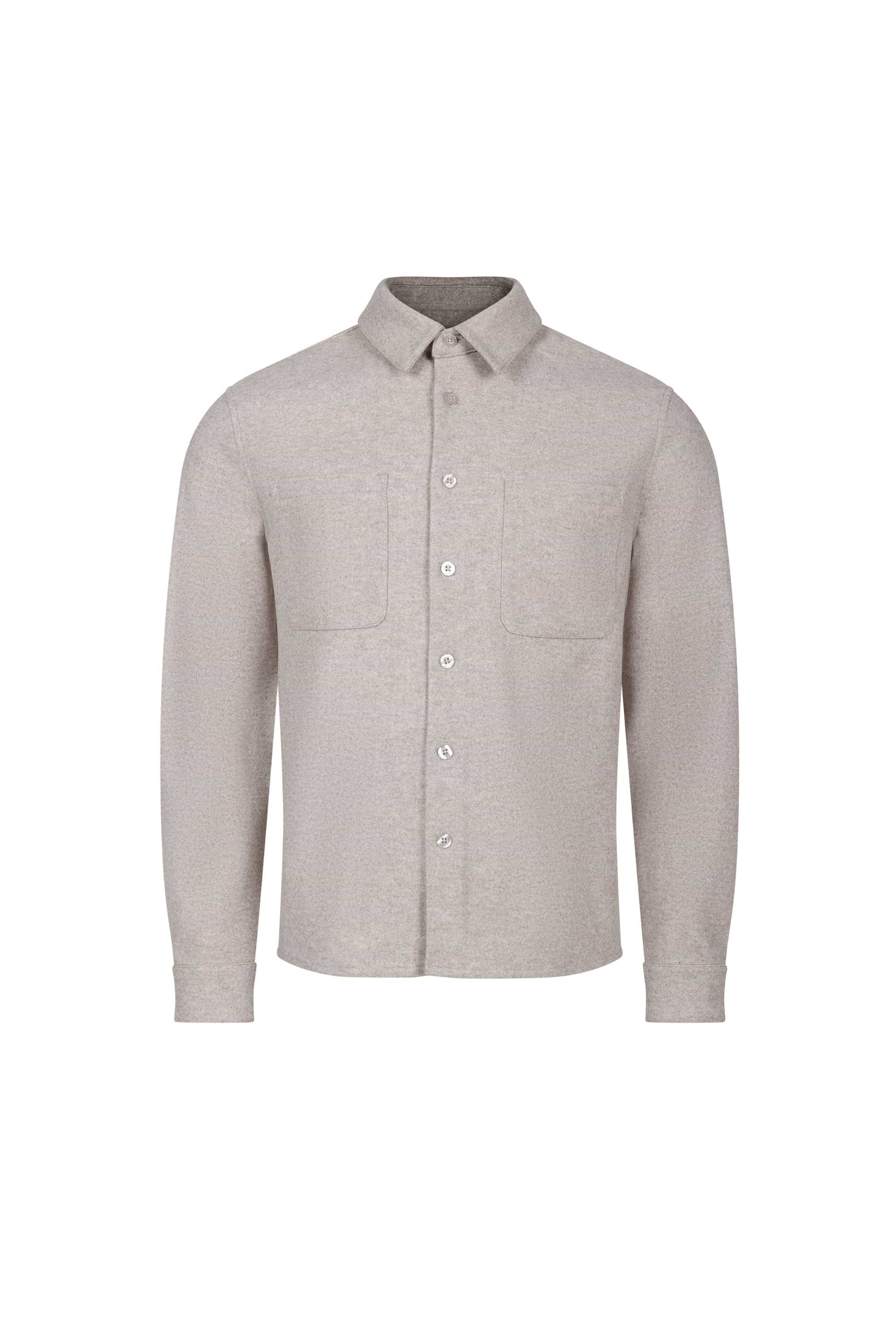 Leonardo Melton Shirt - Oatmeal