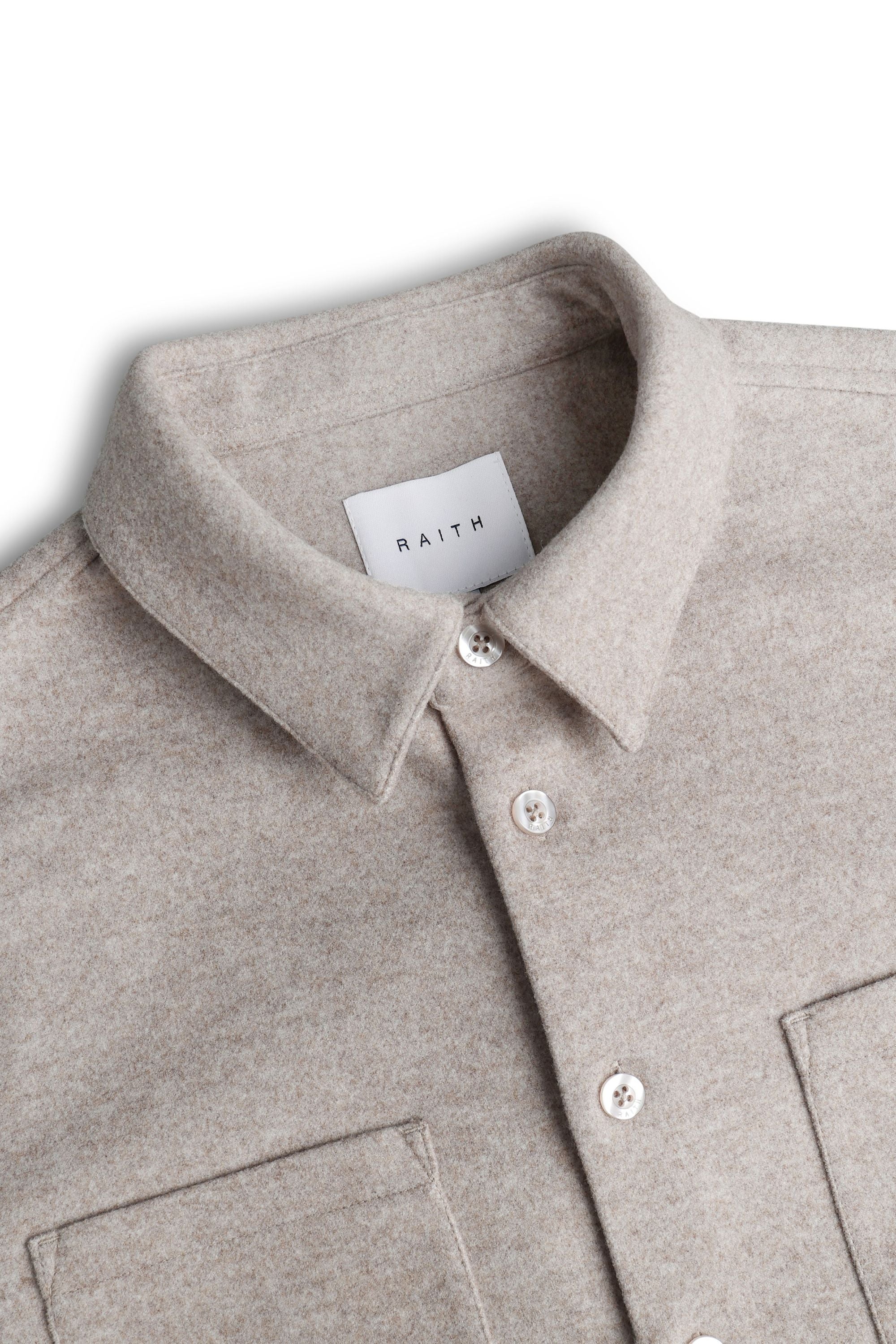 Leonardo Melton Shirt - Oatmeal