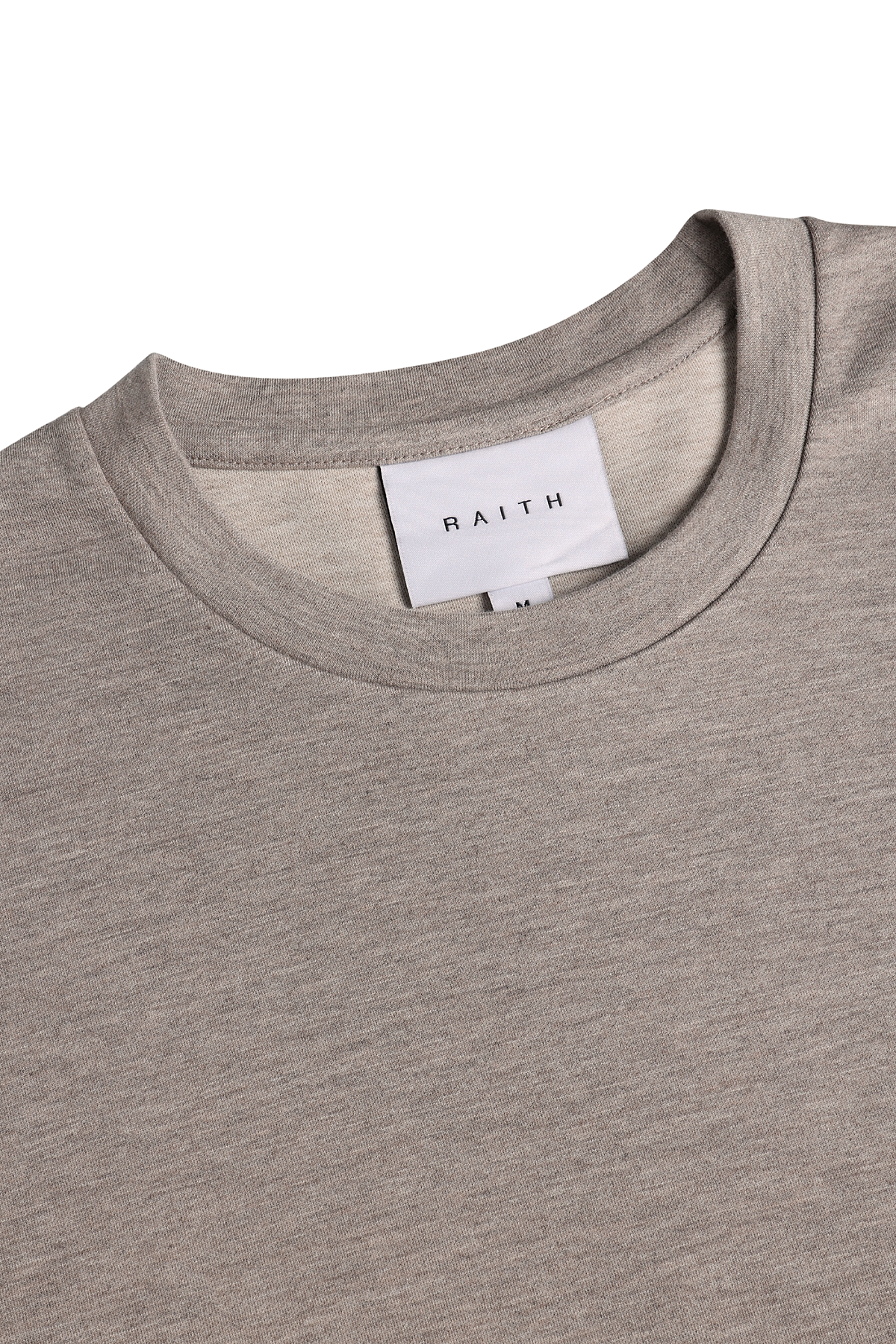 Long Sleeve Relaxed T-Shirt - Oatmeal Marl