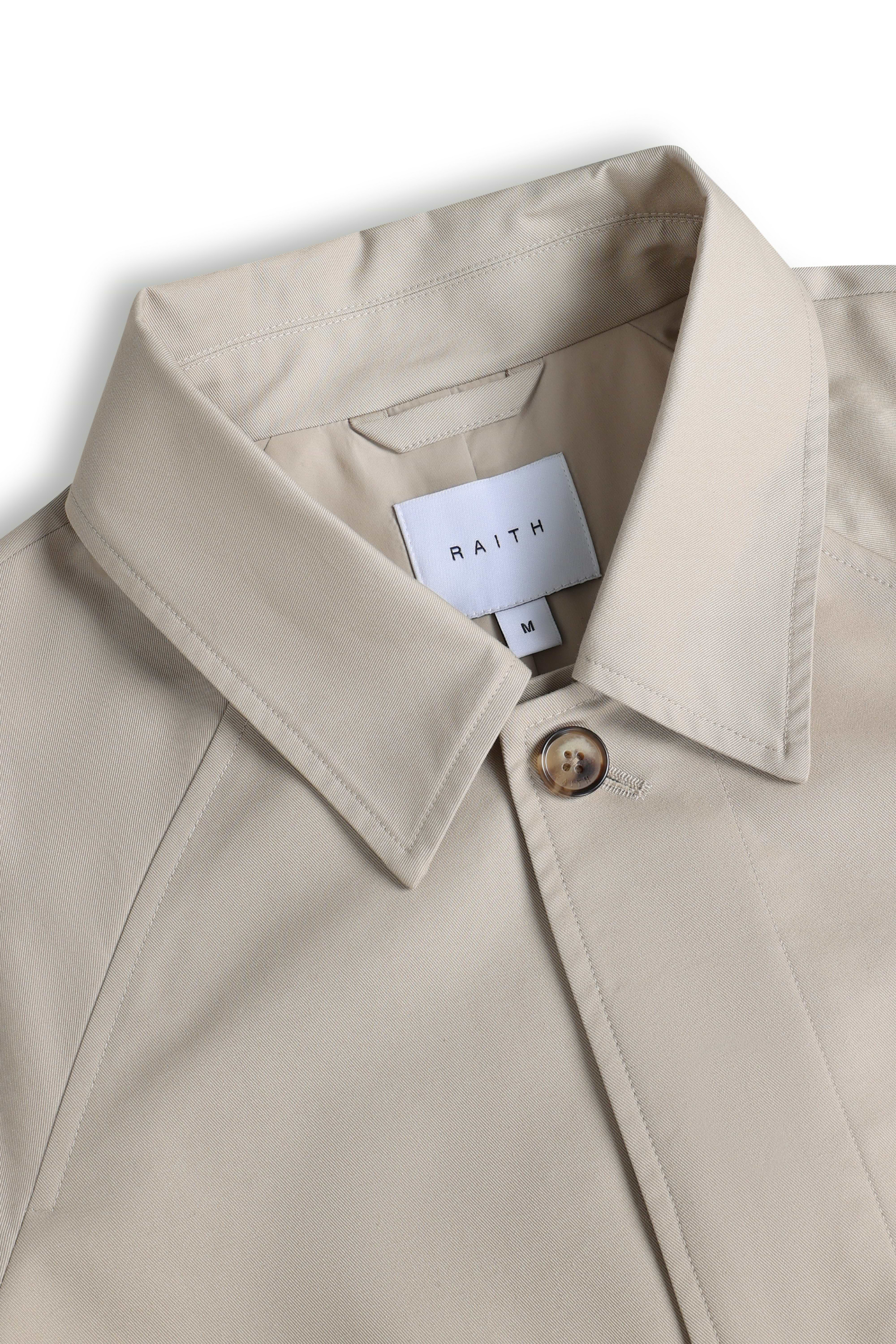 Iver Heavy Cotton Trench - Beige