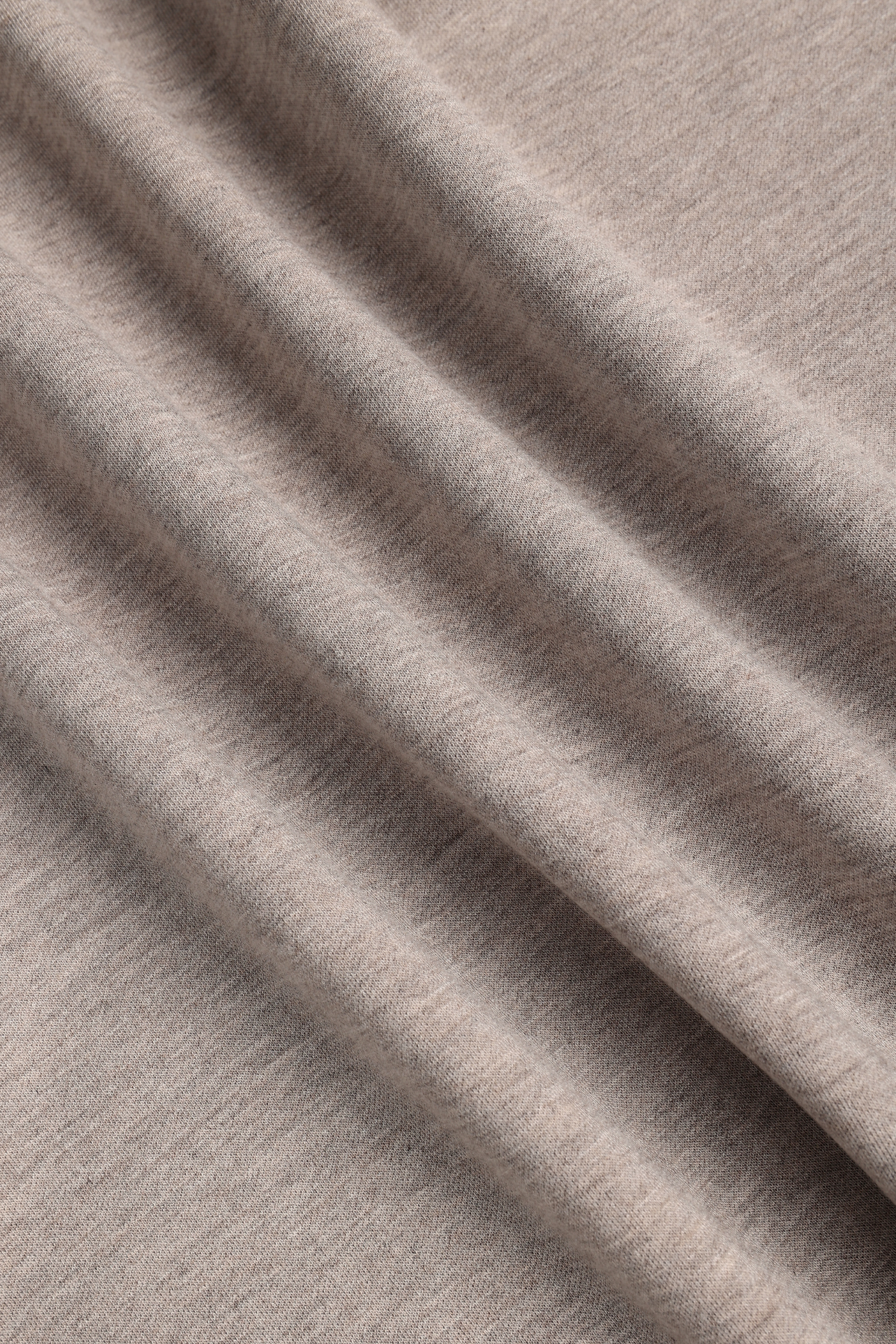 Long Sleeve Relaxed T-Shirt - Oatmeal Marl