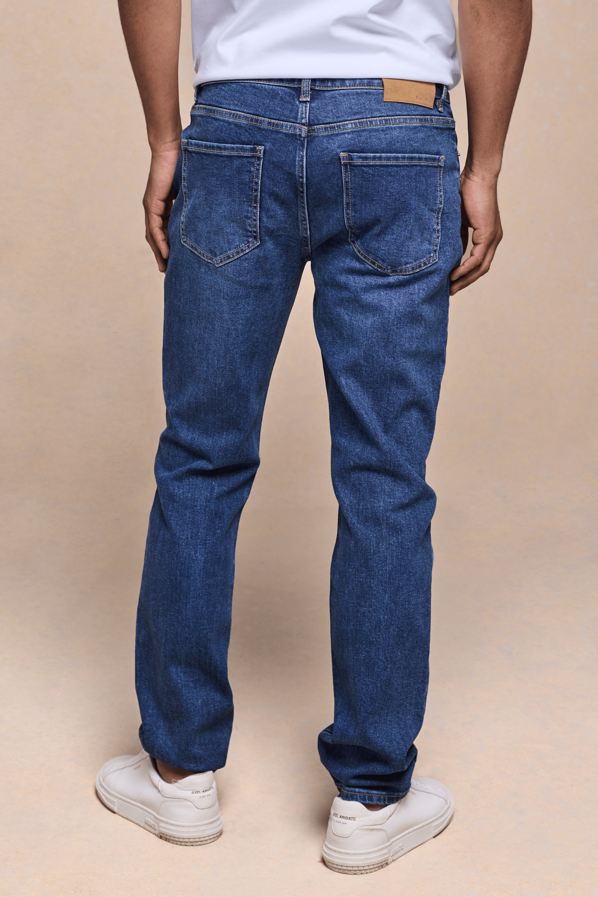Marco Washed Jean - Mid Wash Indigo