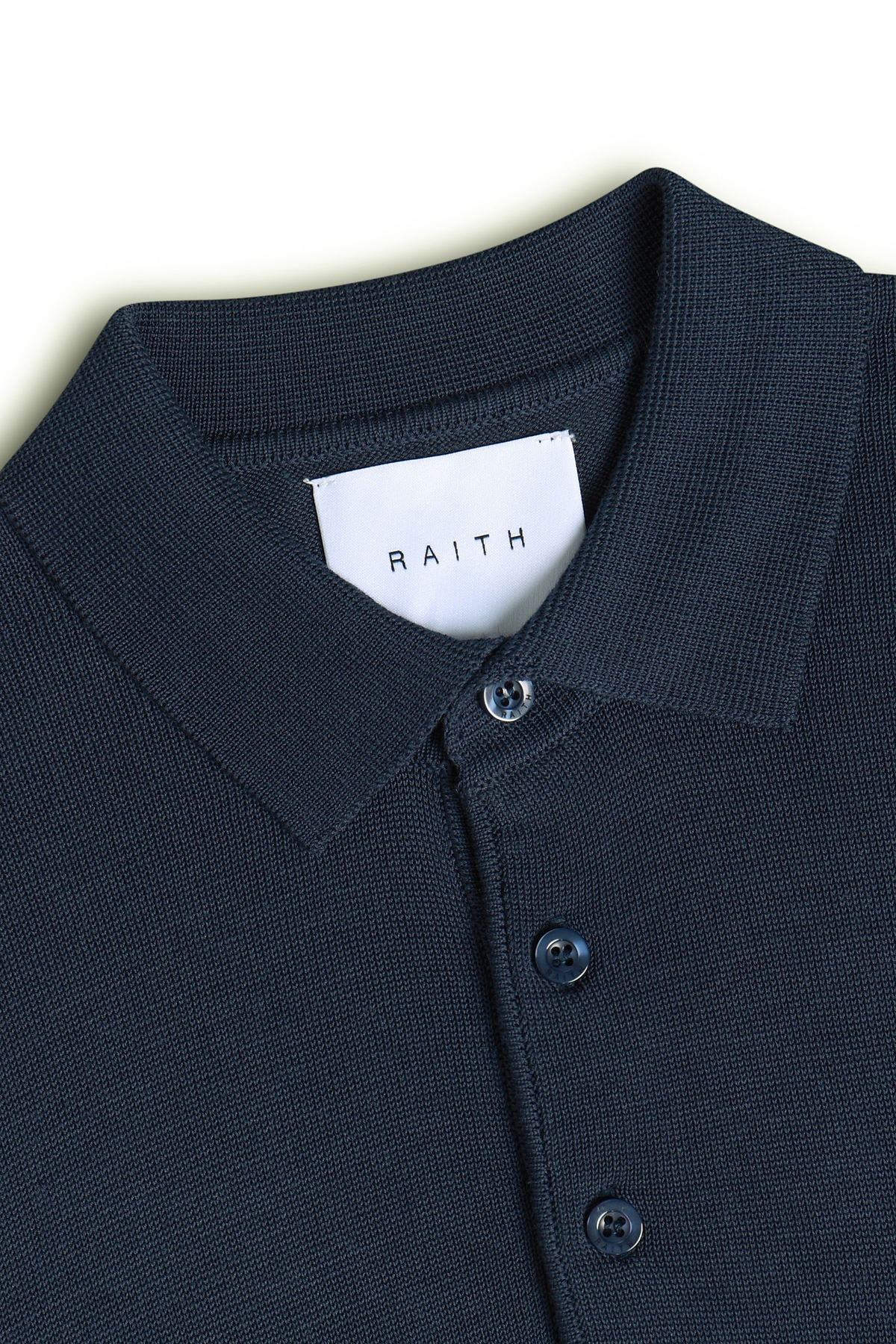 Pablo Half Placket Short Sleeve Knitted Polo - Navy