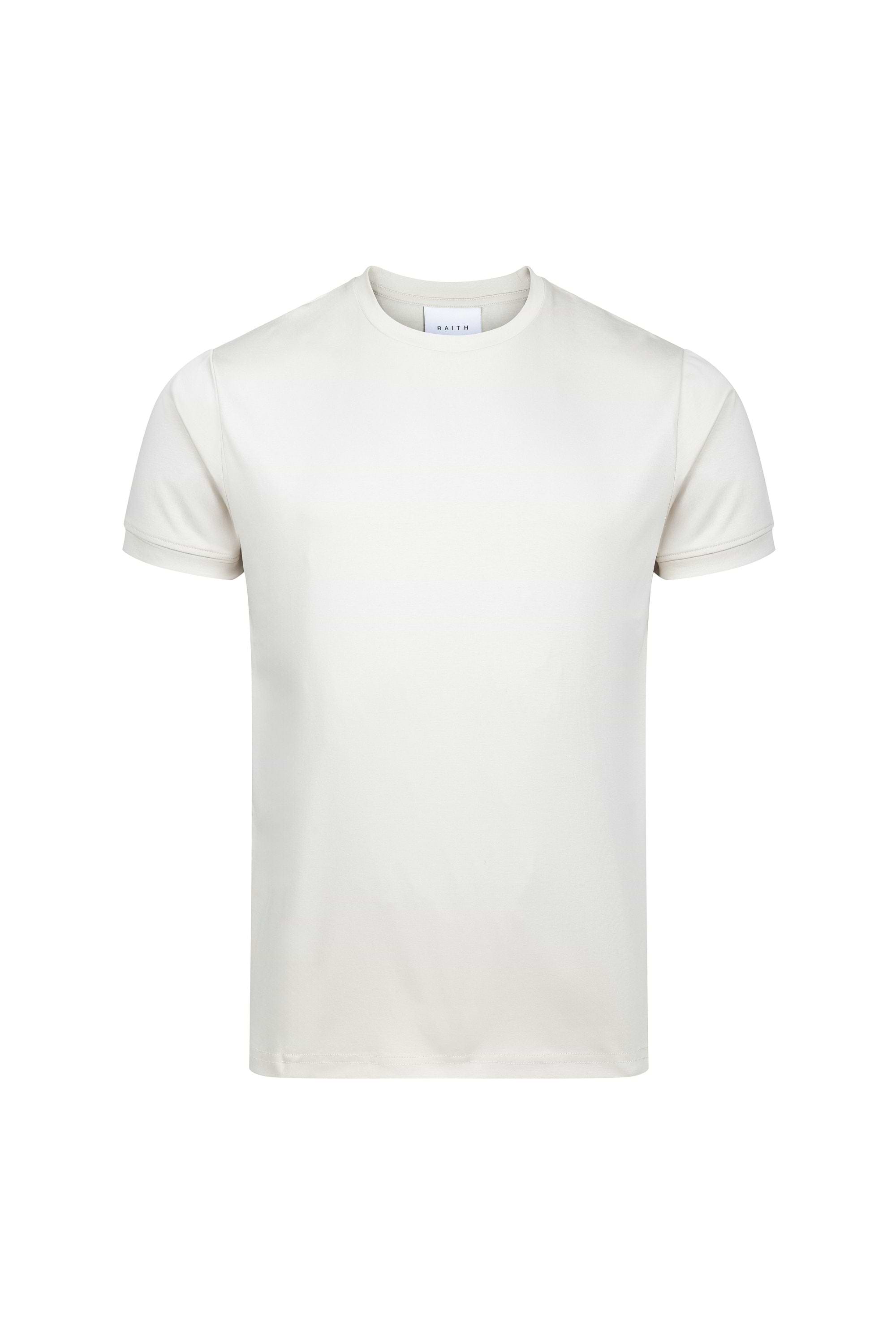 Luxe Mercerised T-Shirt - Beige