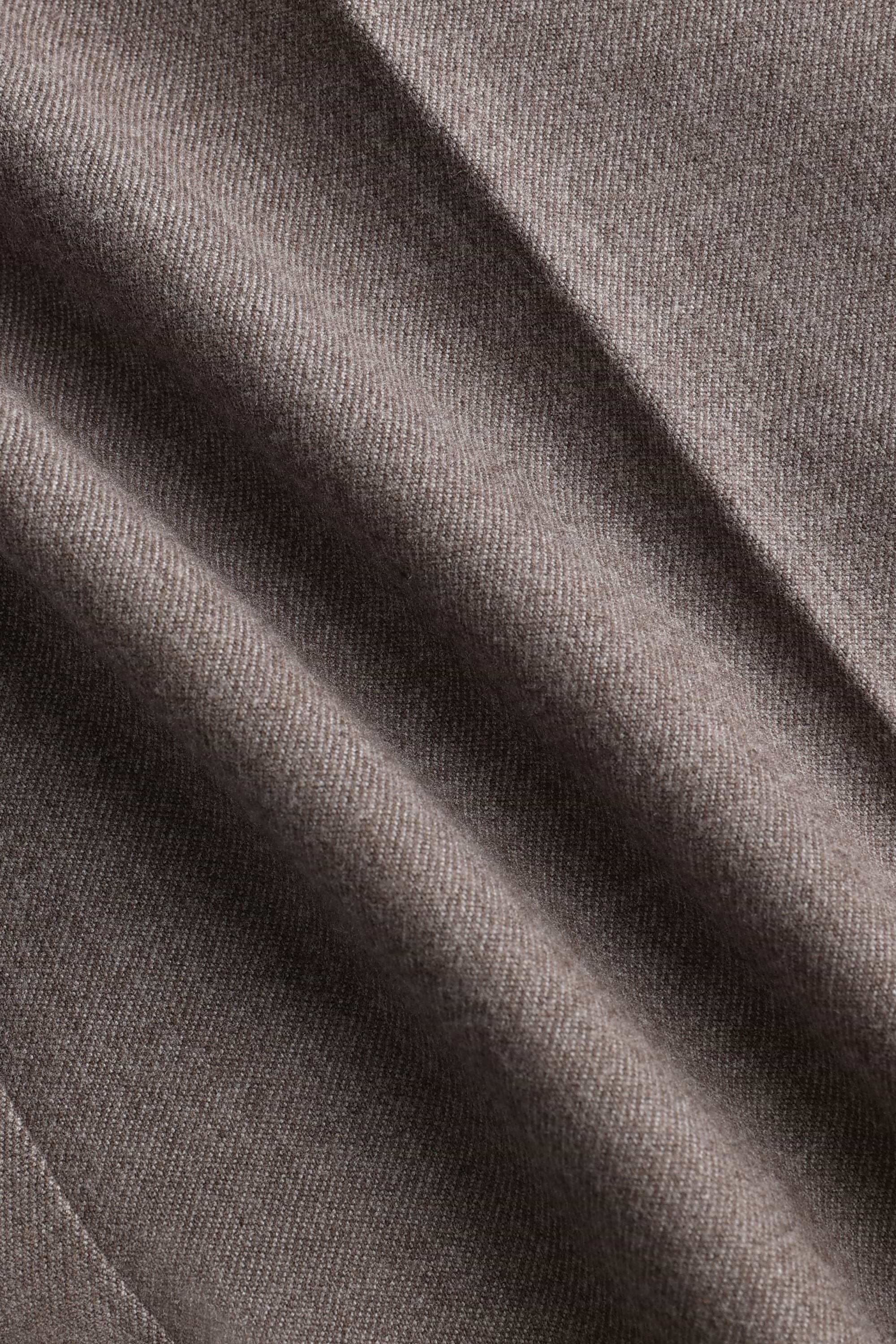 Tristan Soft Tailored Trousers With Adjusters - Taupe Marl