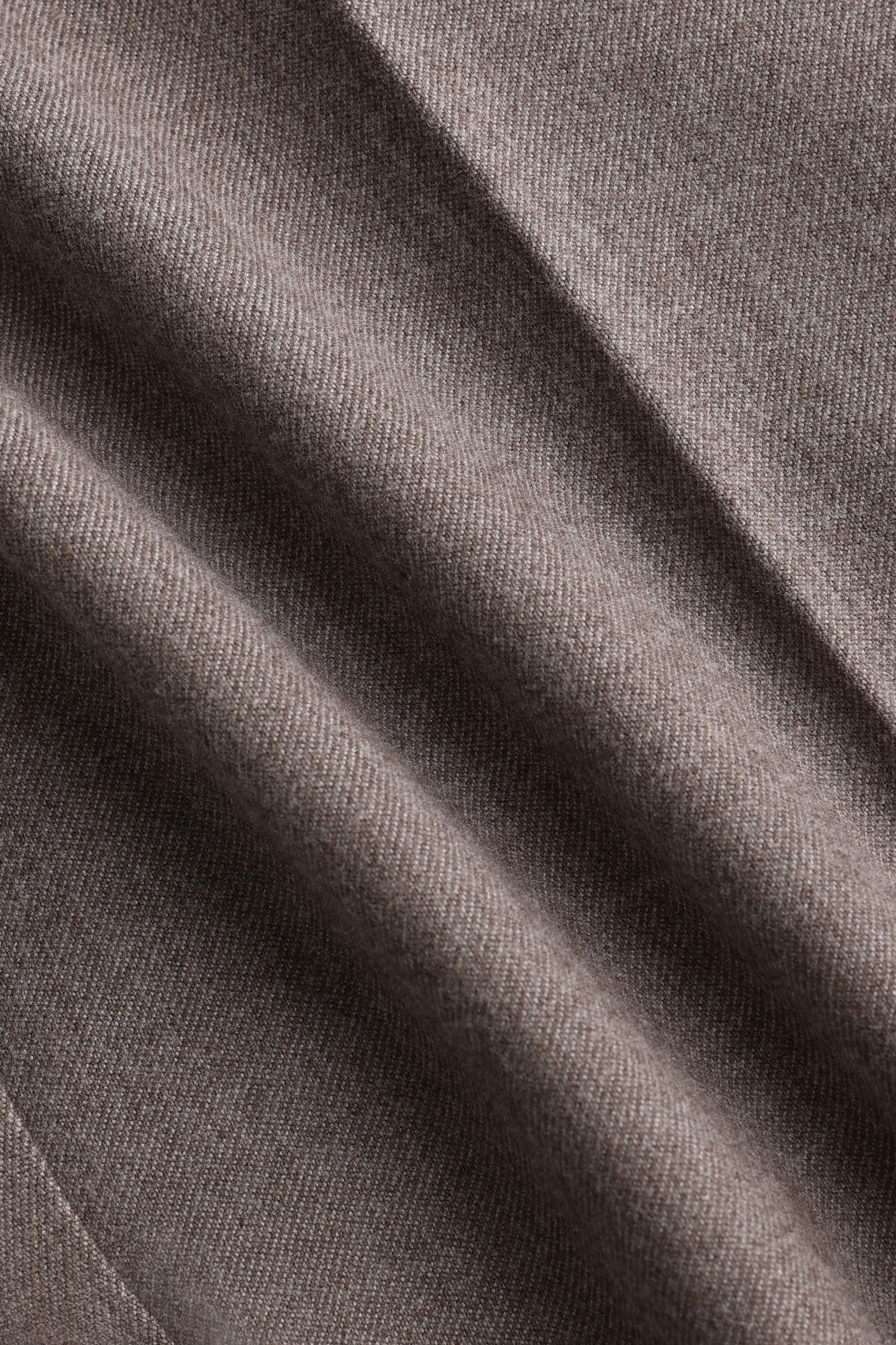 Tristan Soft Tailored Trousers With Adjusters - Taupe Marl