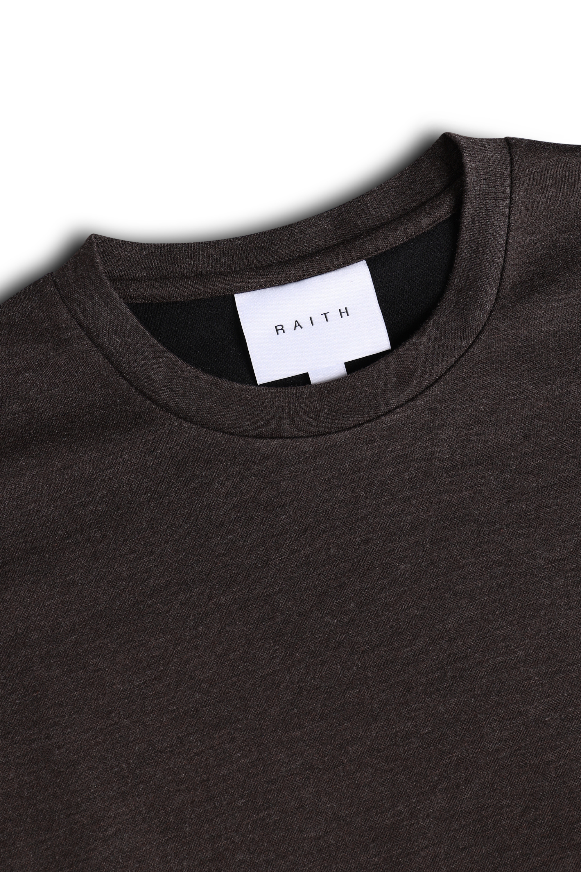Long Sleeve Relaxed T-Shirt - Brown Marl