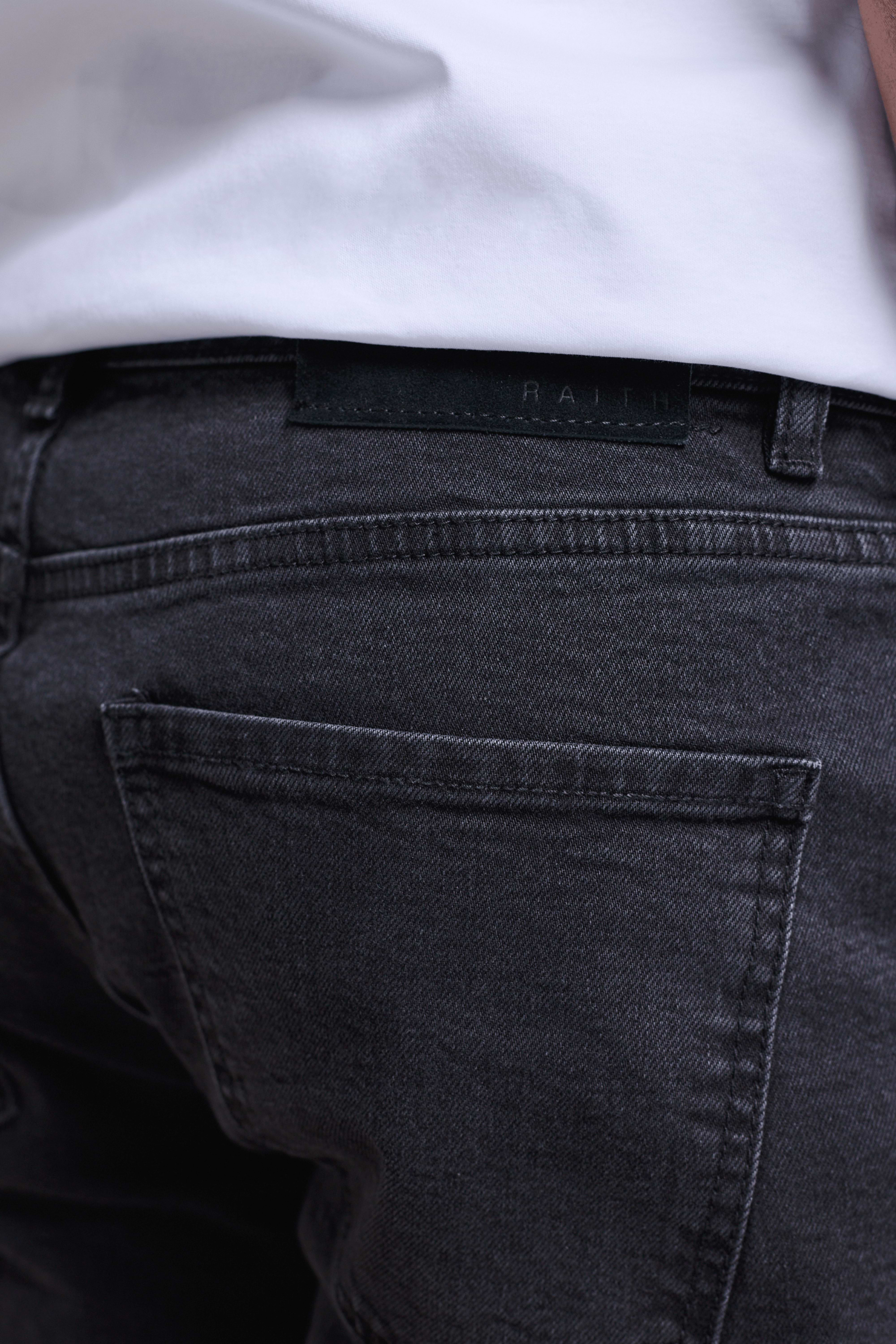 Marco Washed Jean - Light Washed Black