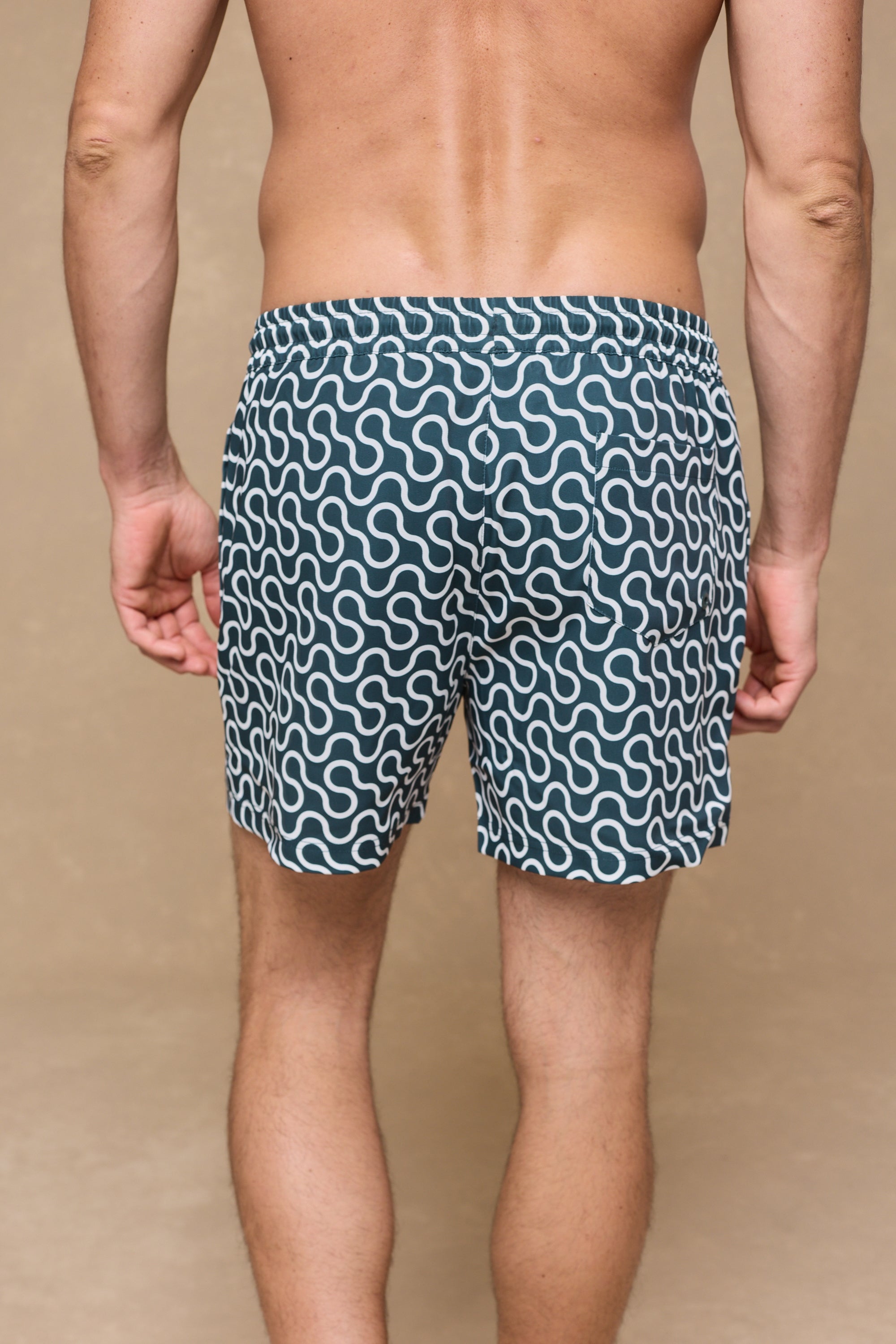 Brezza Wave Swim Short - Green
