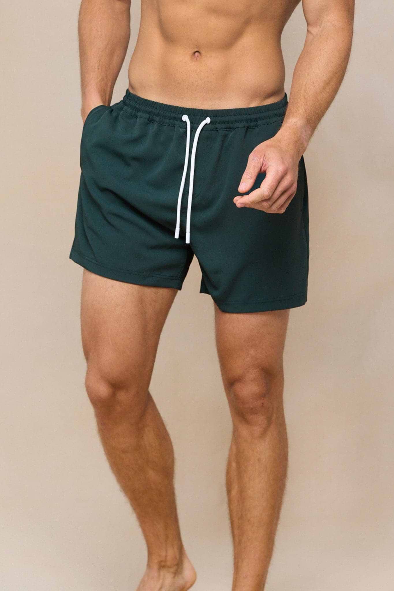 Spiga Badeshorts - Dunkelgrün