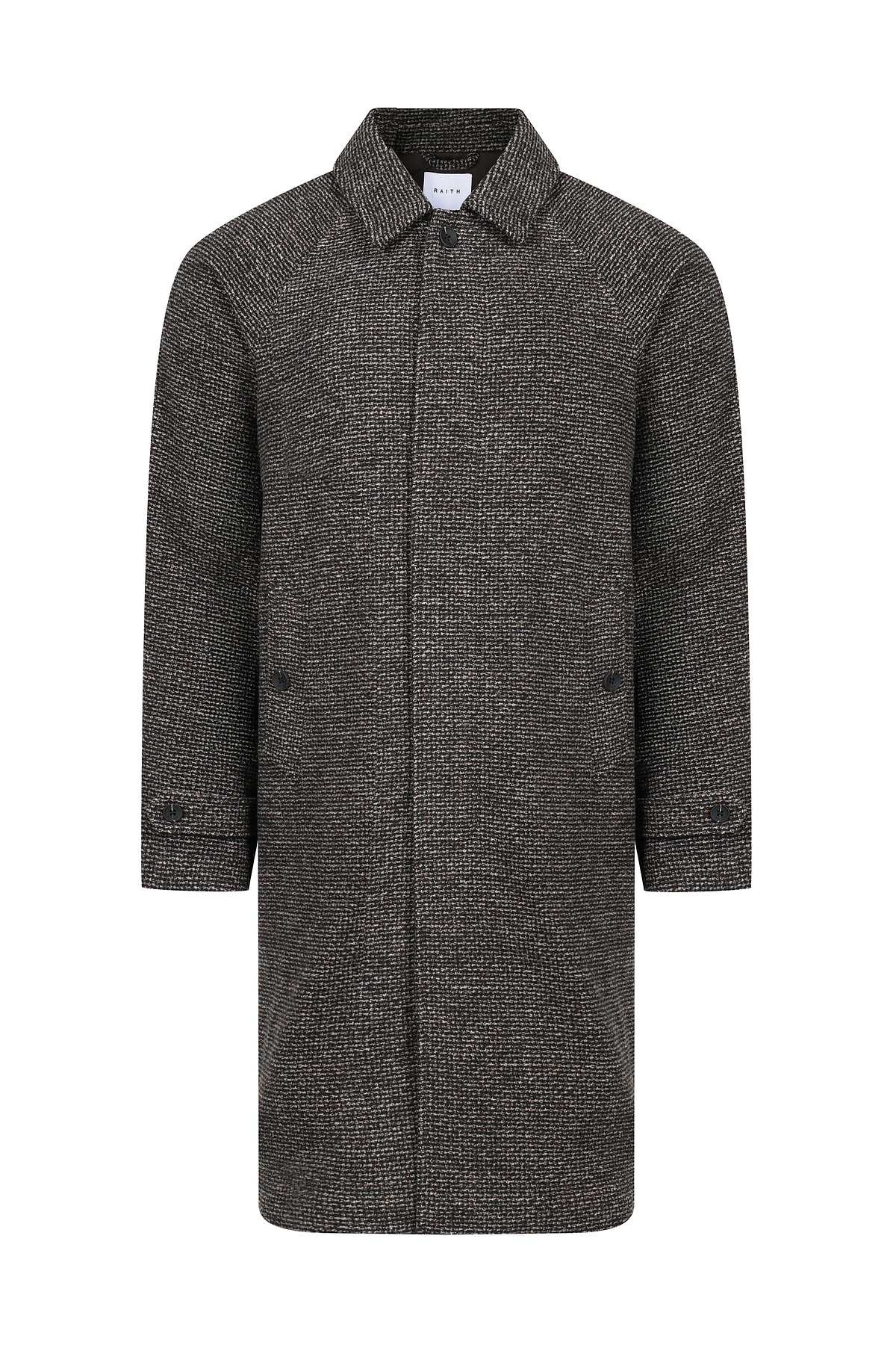 Rune Car Coat - Brown Multi