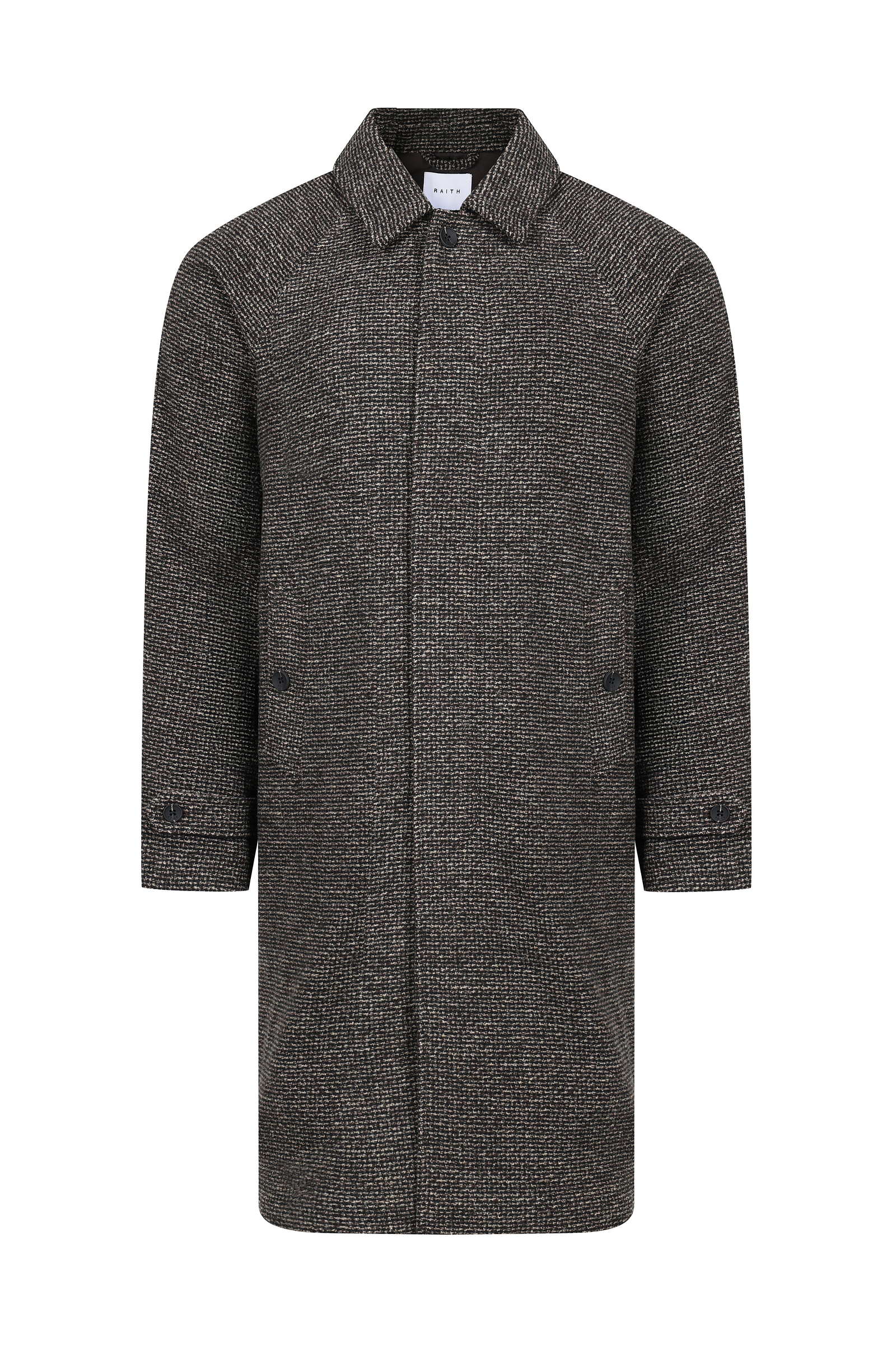 Rune Car Coat - Brown Multi